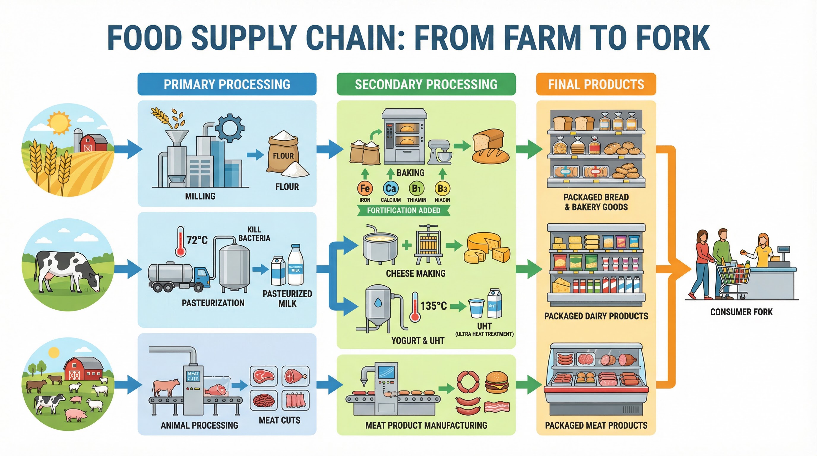 The Food Supply Chain: From Farm to Fork