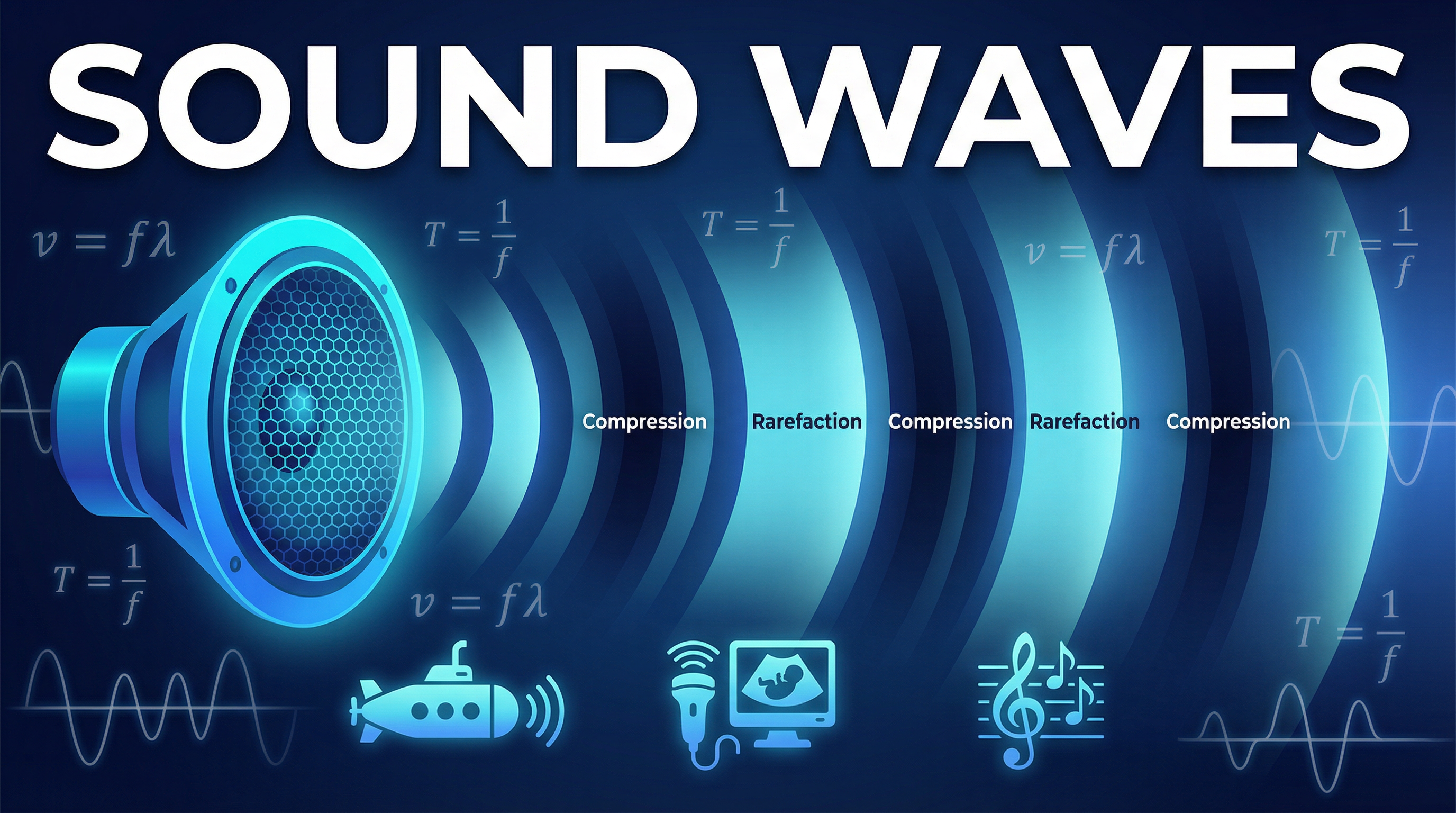 Header image for OCR GCSE Physics: Sound Waves (5.3)