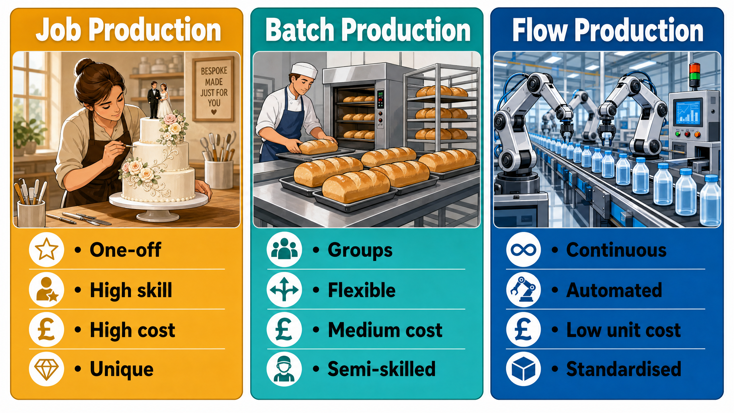 Comparison of Production Methods