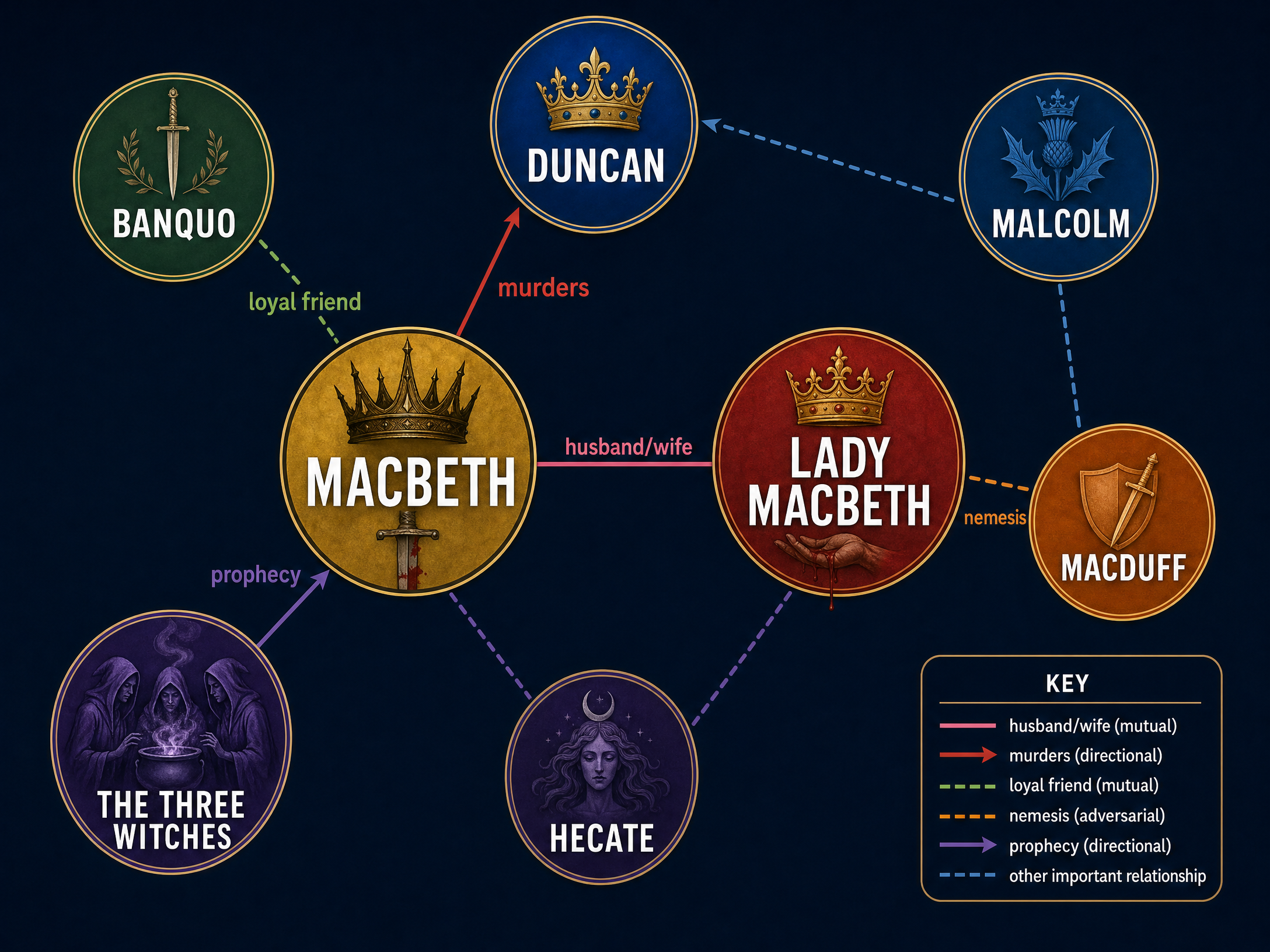 Character Relationships in Macbeth