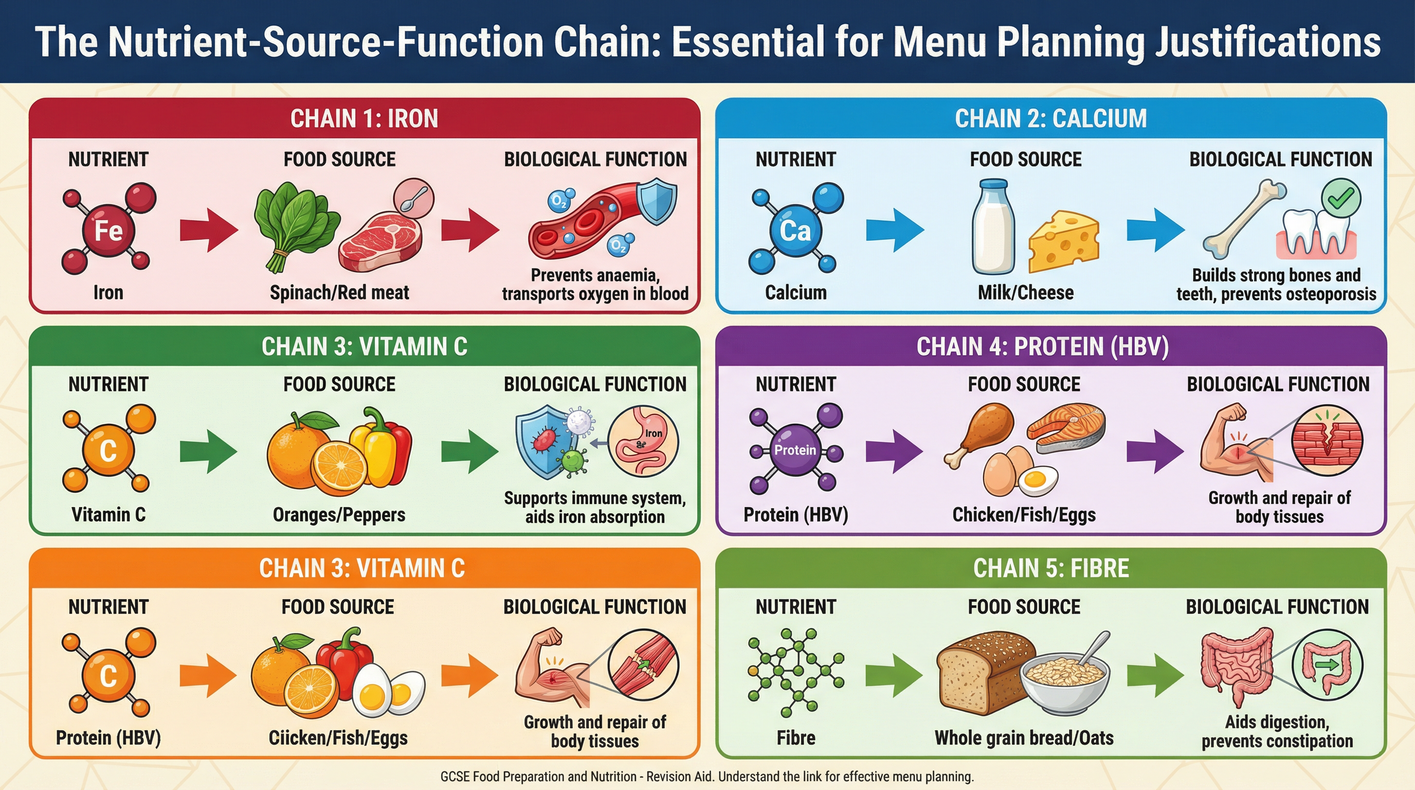 The Nutrient-Source-Function Chain