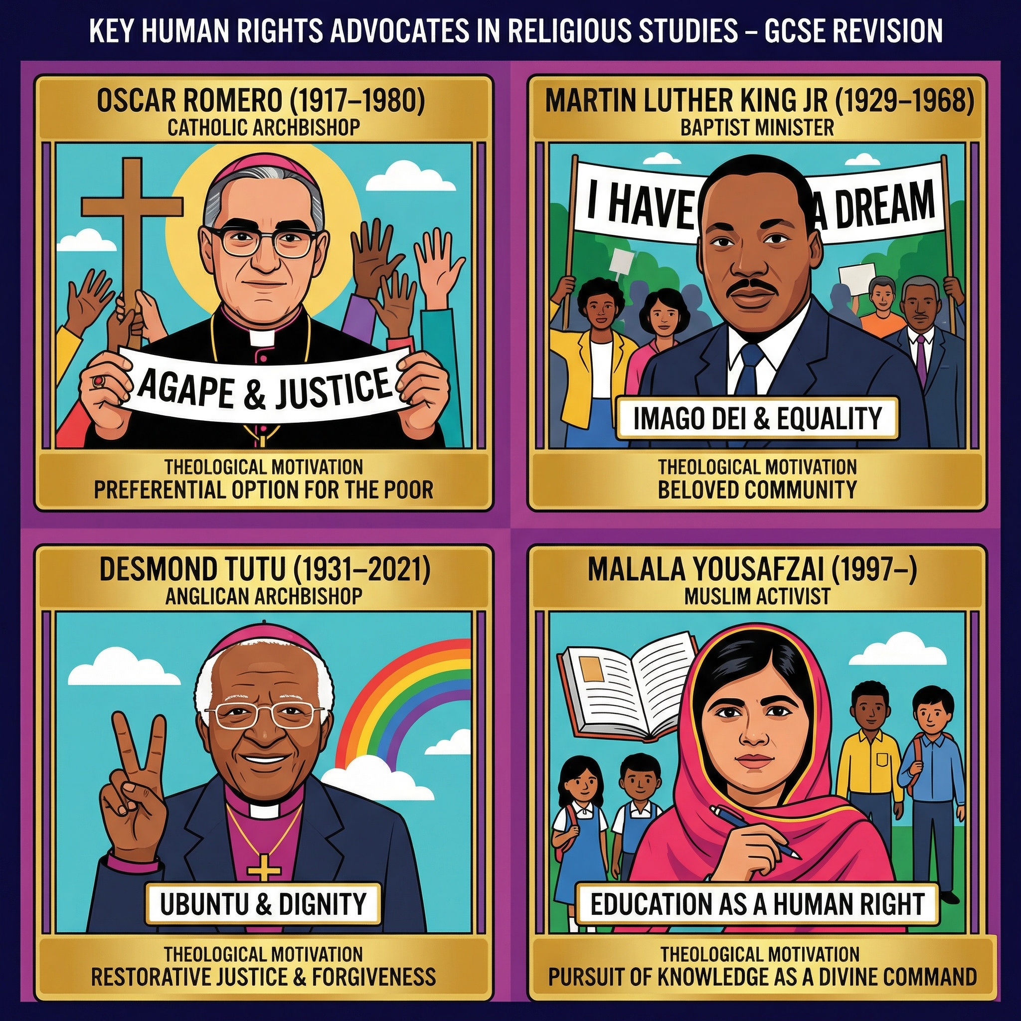 Key Human Rights Advocates in Religious Studies
