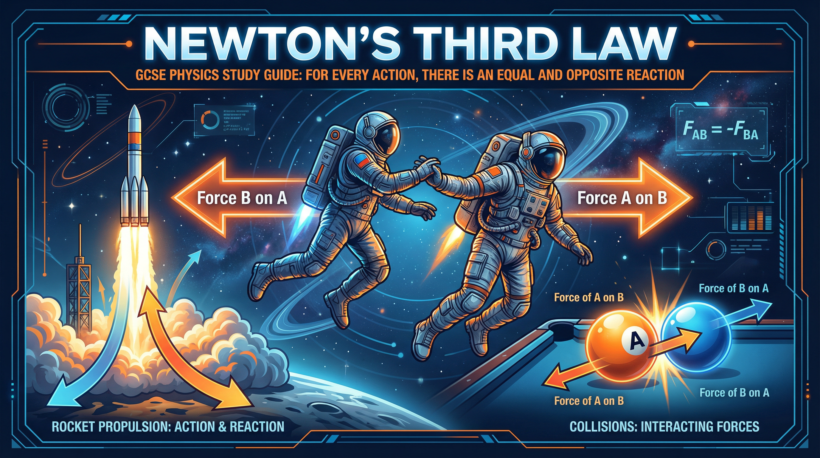 Header image for Newton's Third Law