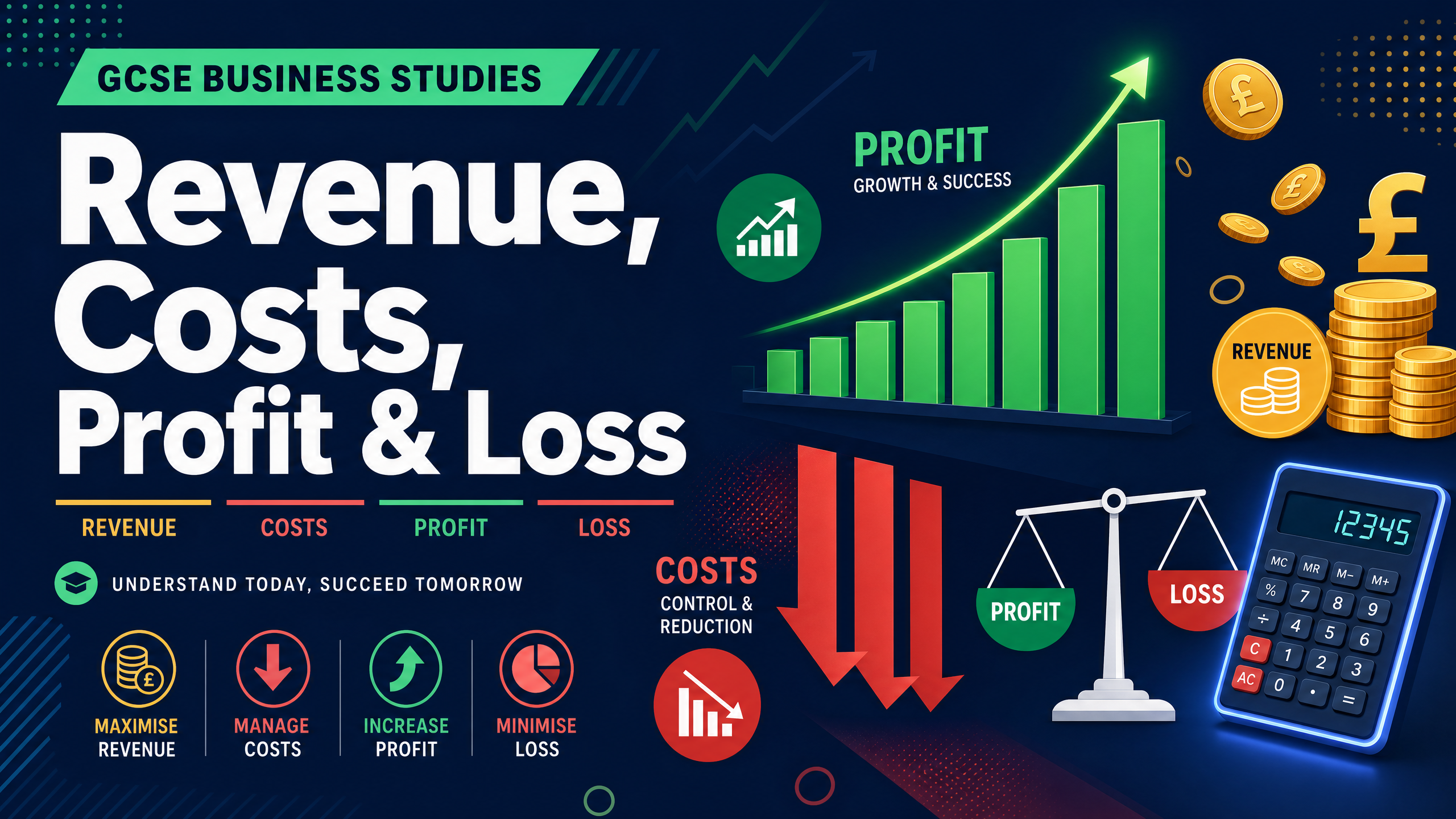 Revenue, Costs, Profit & Loss
