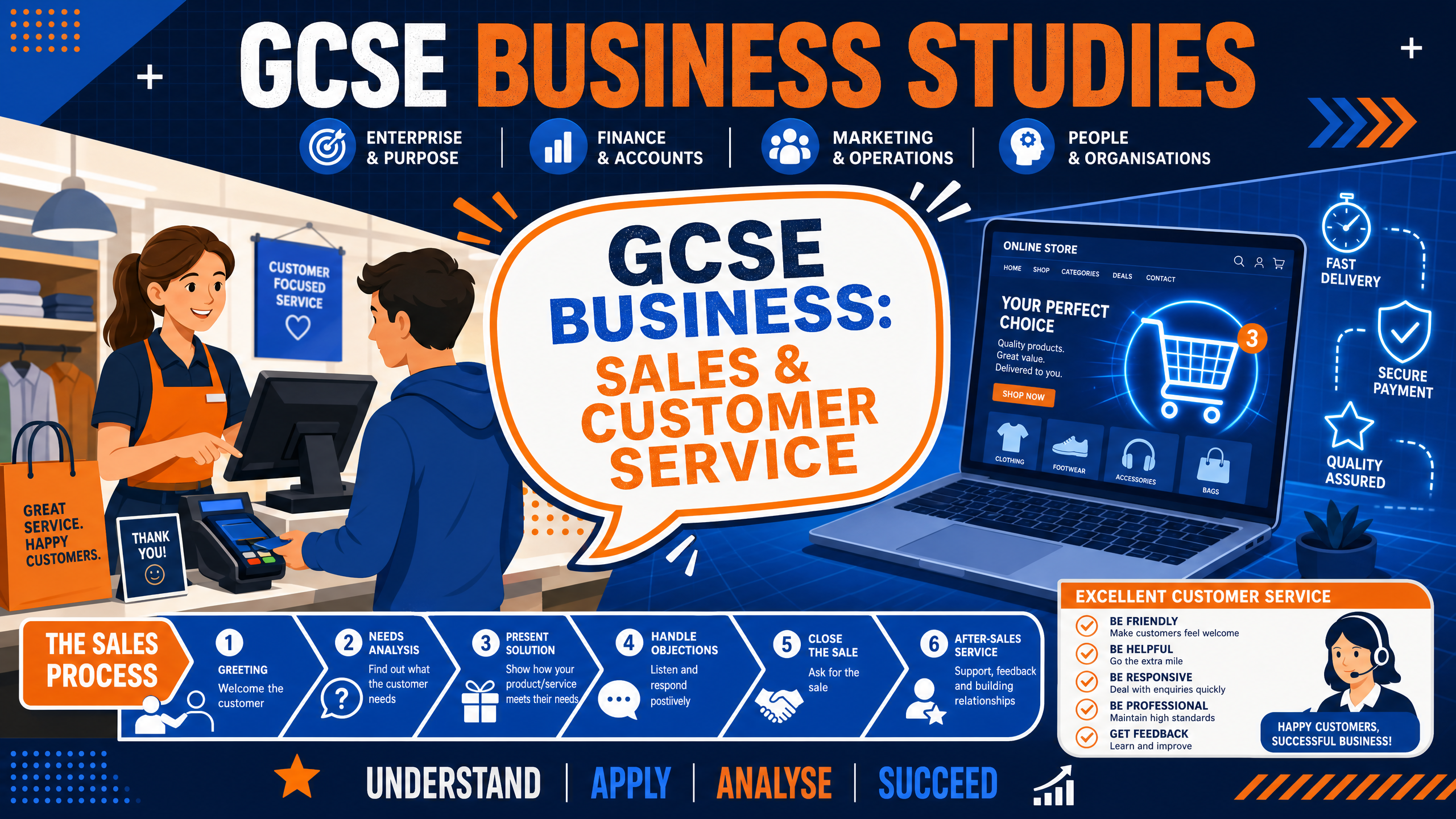 GCSE Business: The Sales Process and Customer Service
