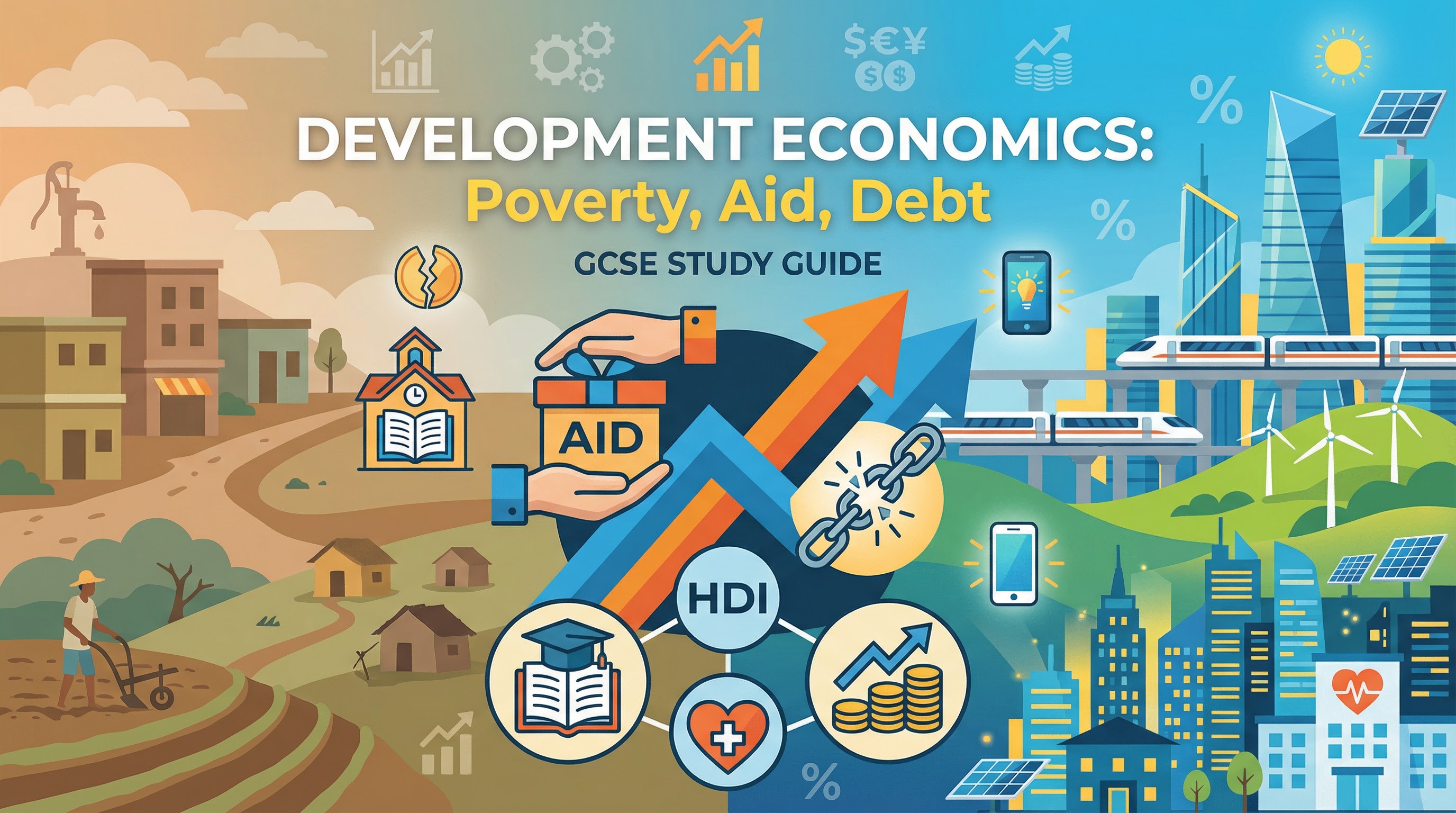 Header image for OCR GCSE Development Economics.
