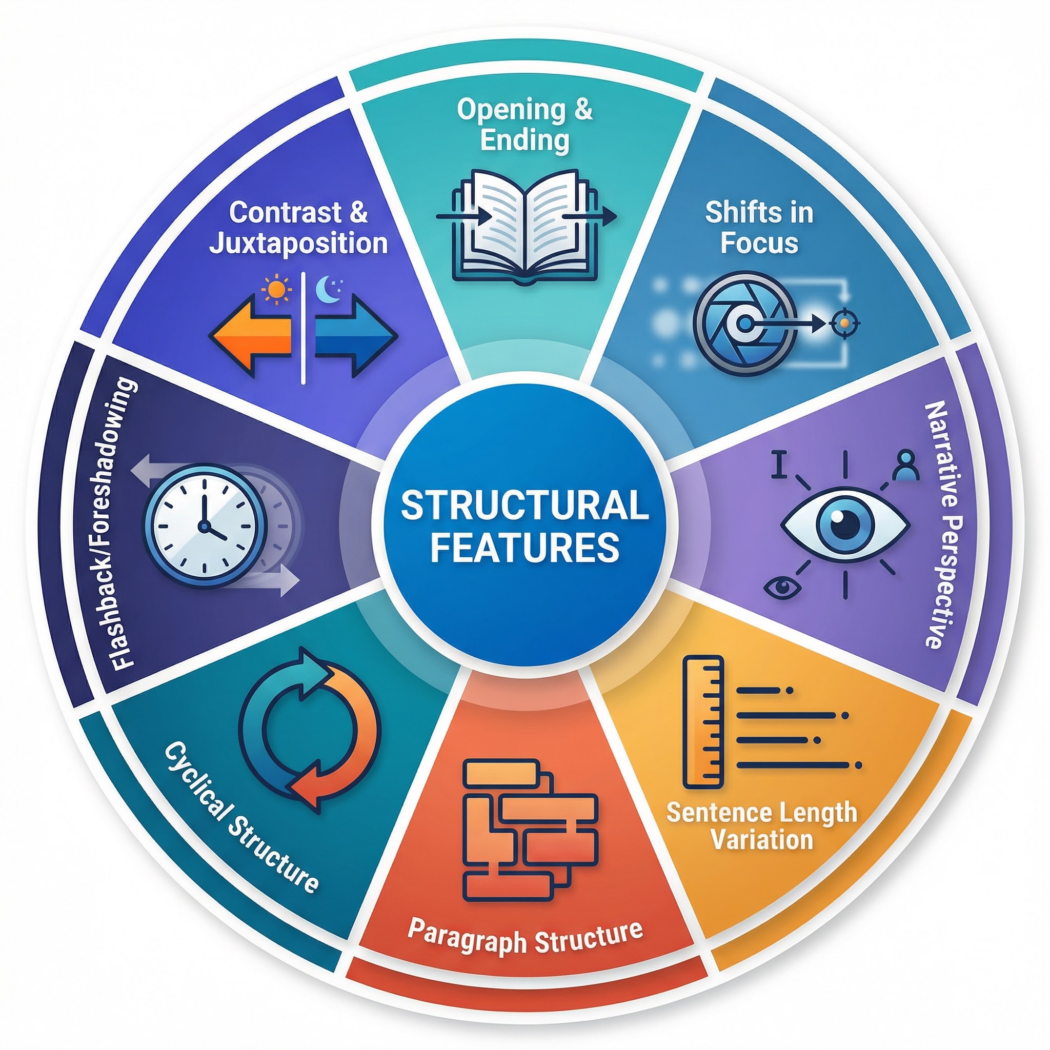 Key structural features to identify and analyse