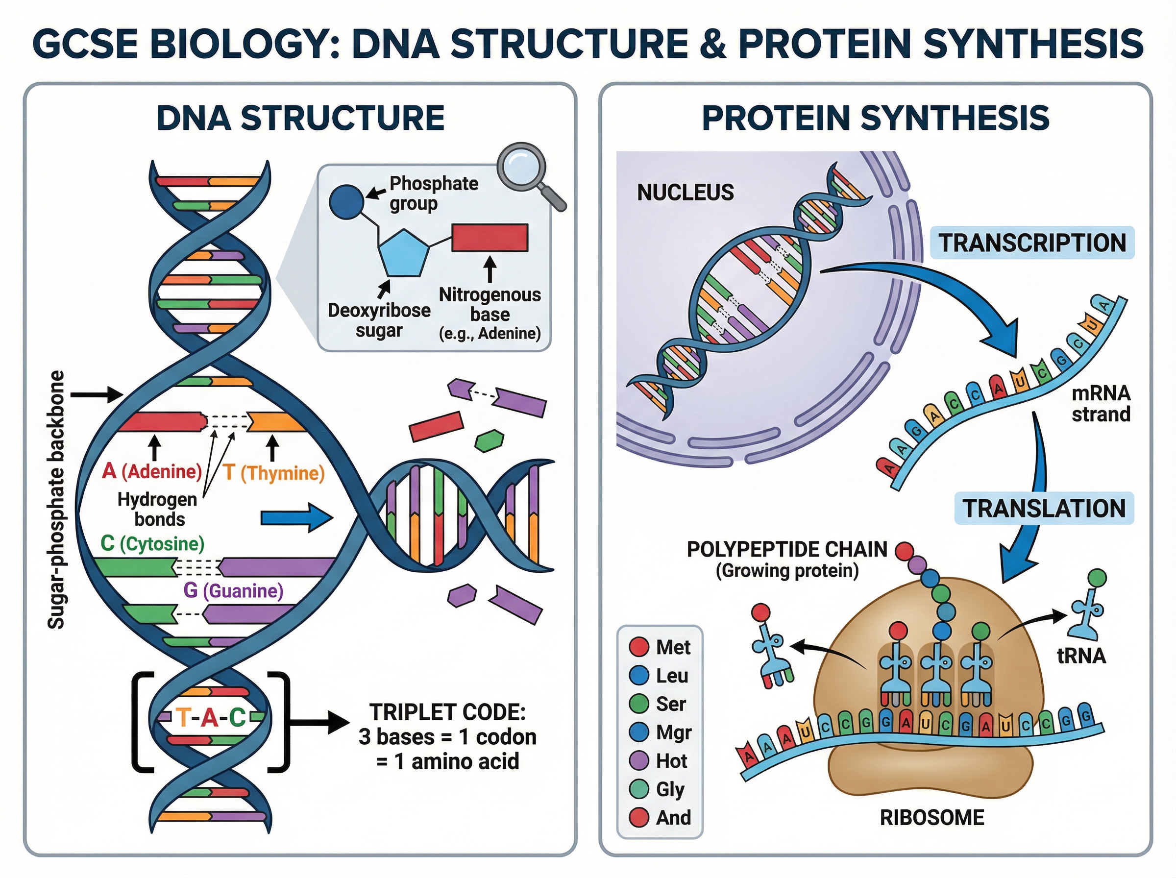 DNA Structure and Protein Synthesis