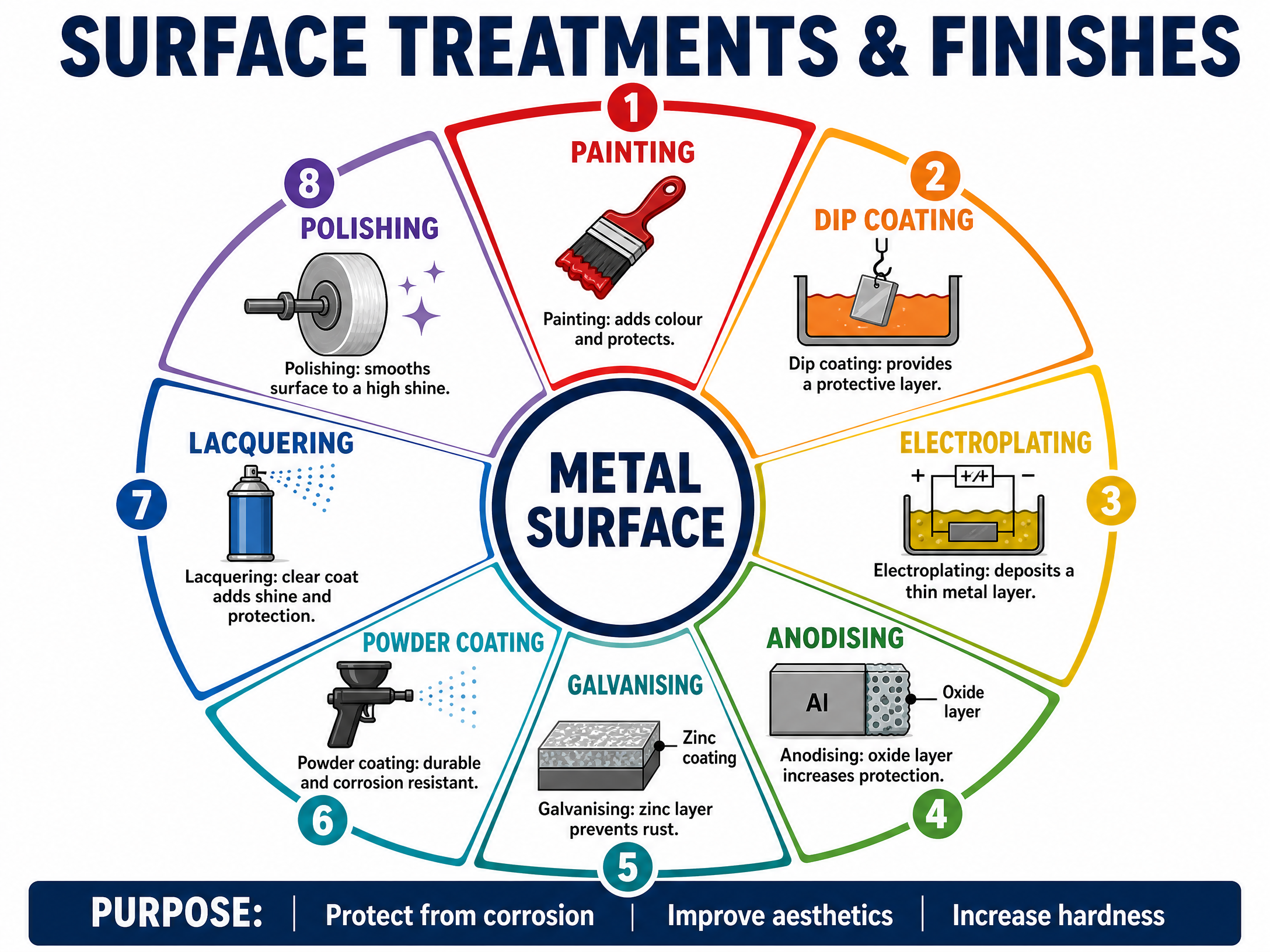 Metal Surface Treatments and Finishes