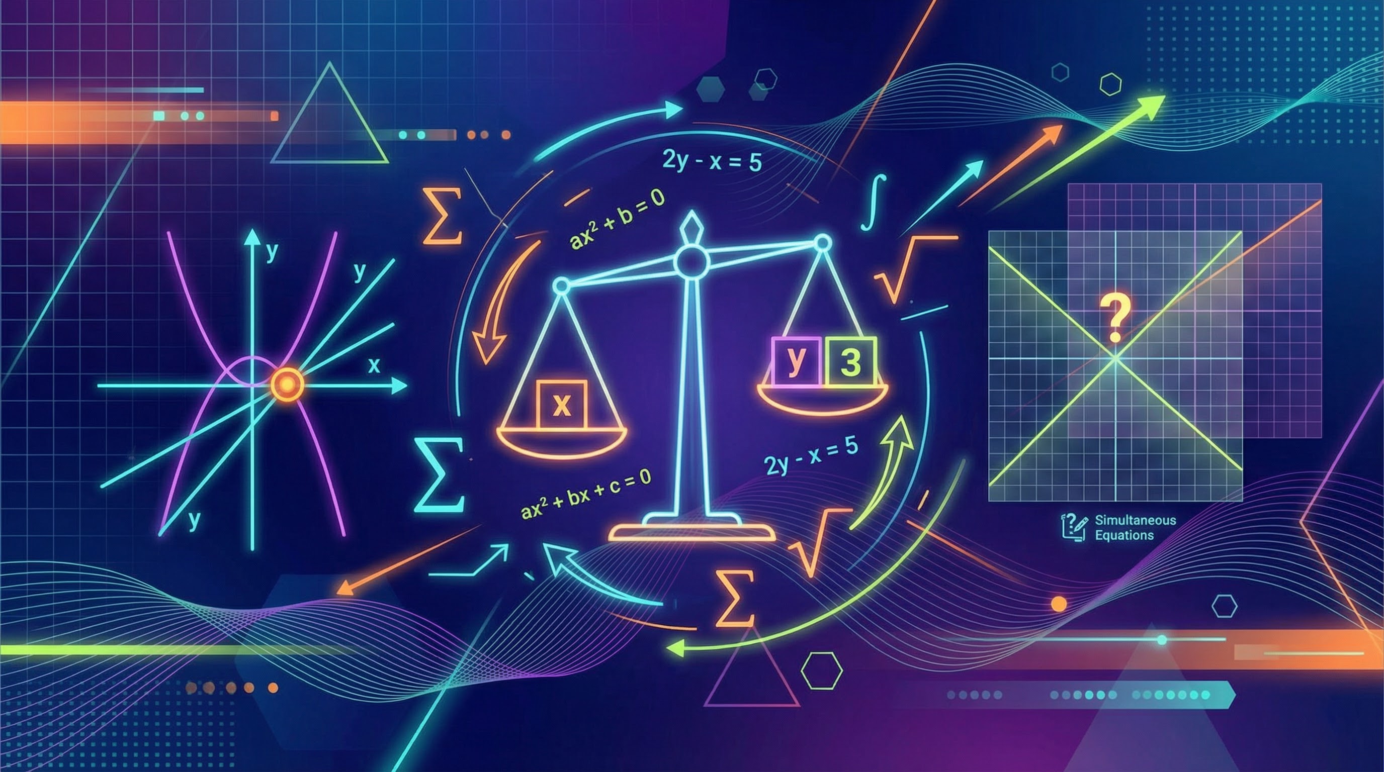 Header image for Equations (Topic 2.2)