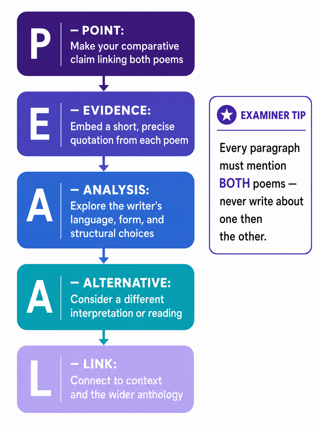 Comparative PEAL Paragraph Structure