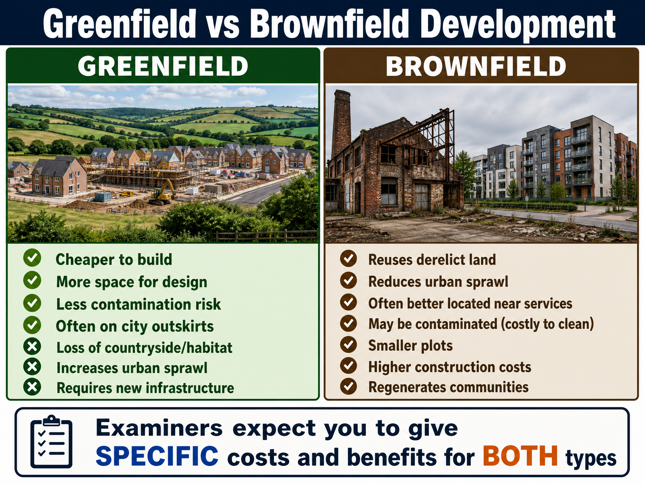 Greenfield vs Brownfield Development