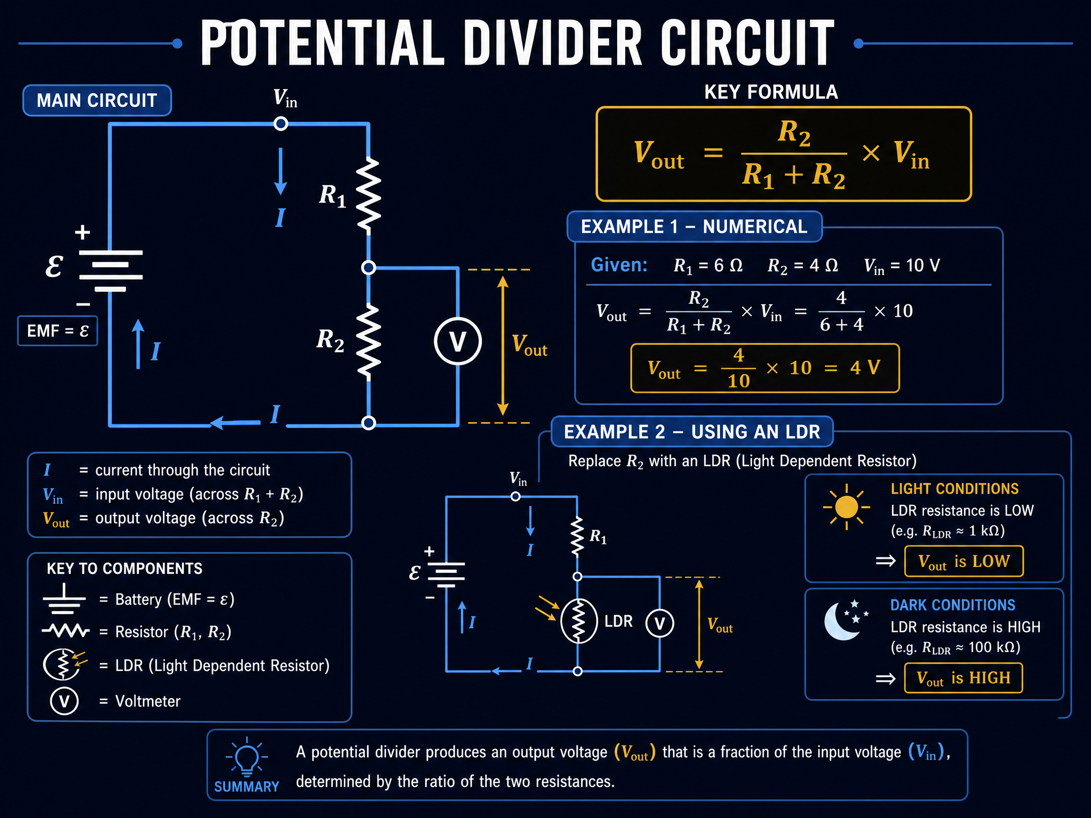 Potential Divider Circuit