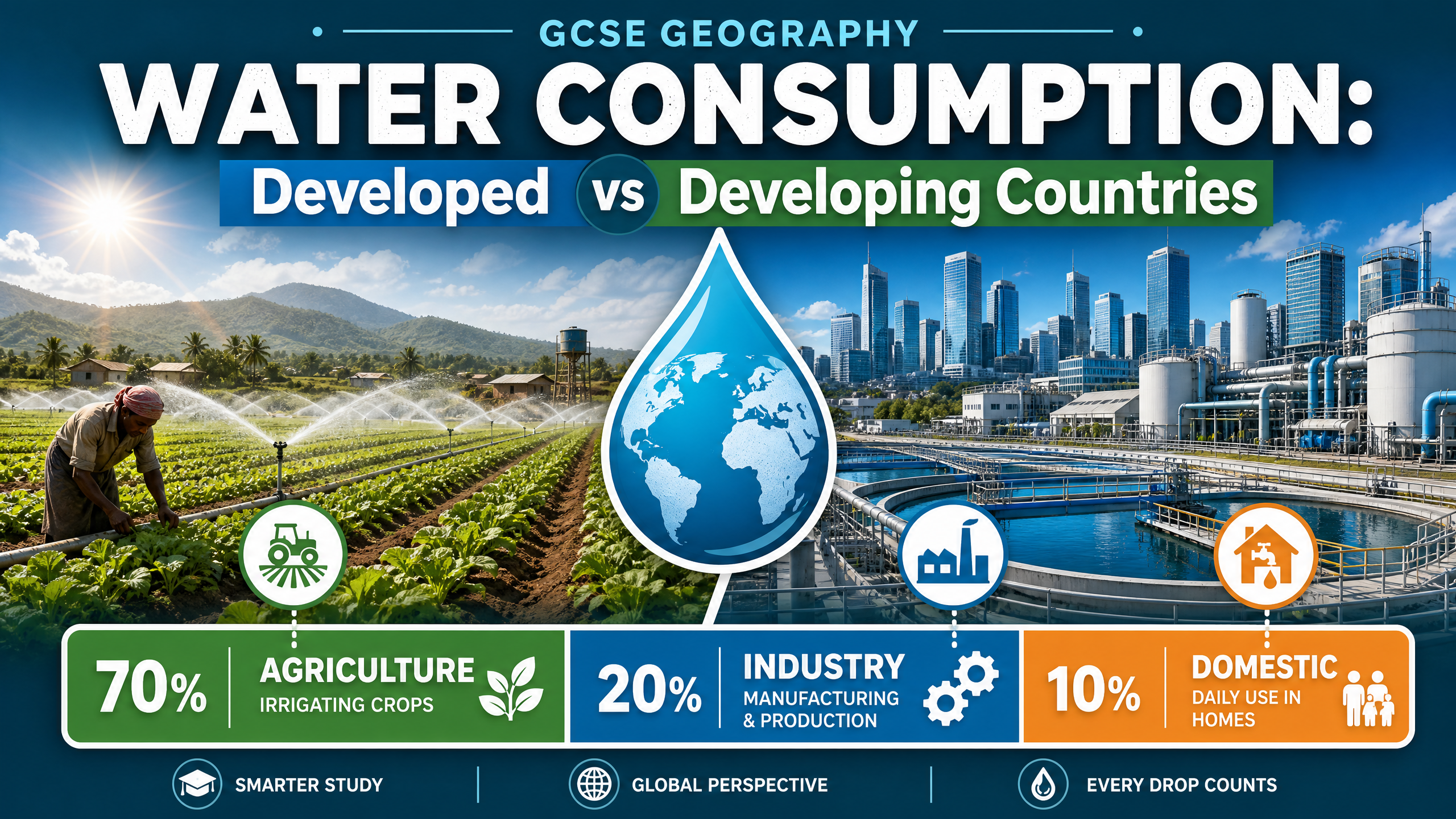 Water Consumption: Developed vs Developing Countries