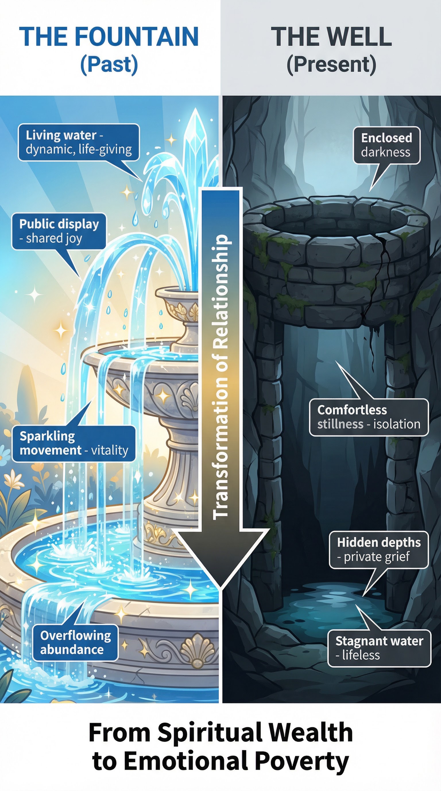 The Fountain vs. The Well: An Extended Metaphor