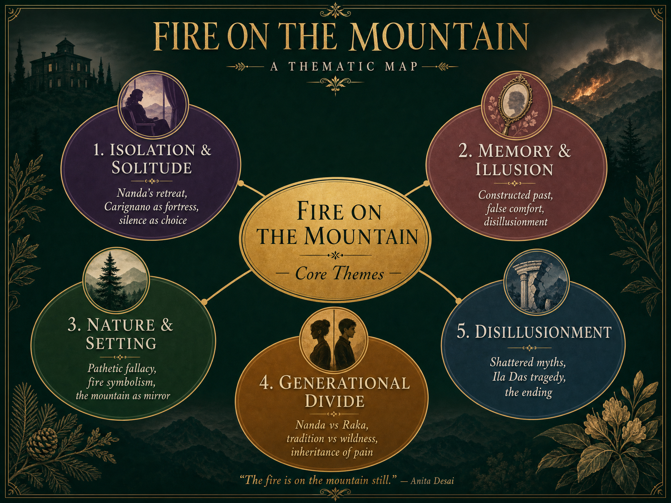 Core Themes in Fire on the Mountain