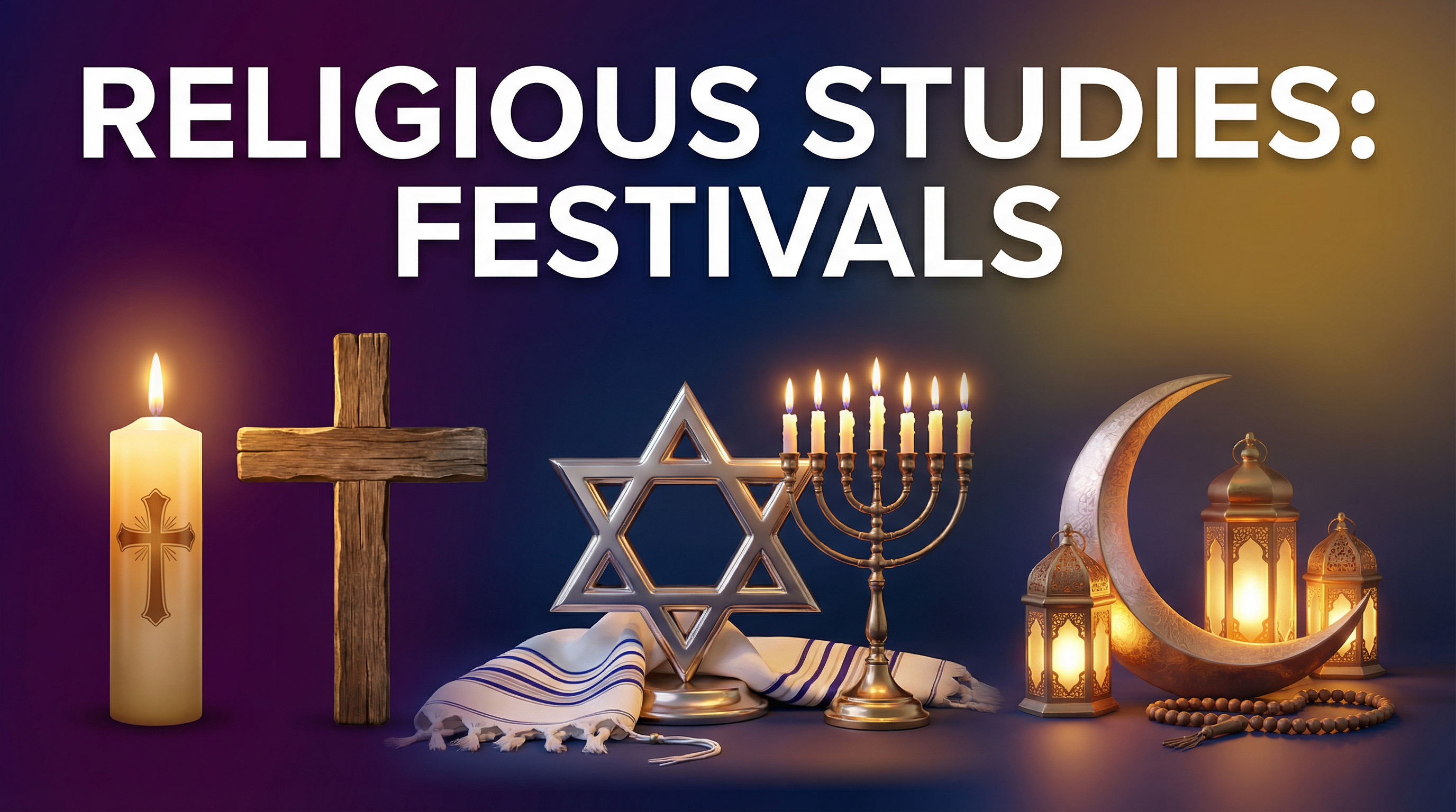 Header image for WJEC GCSE Religious Studies: Festivals