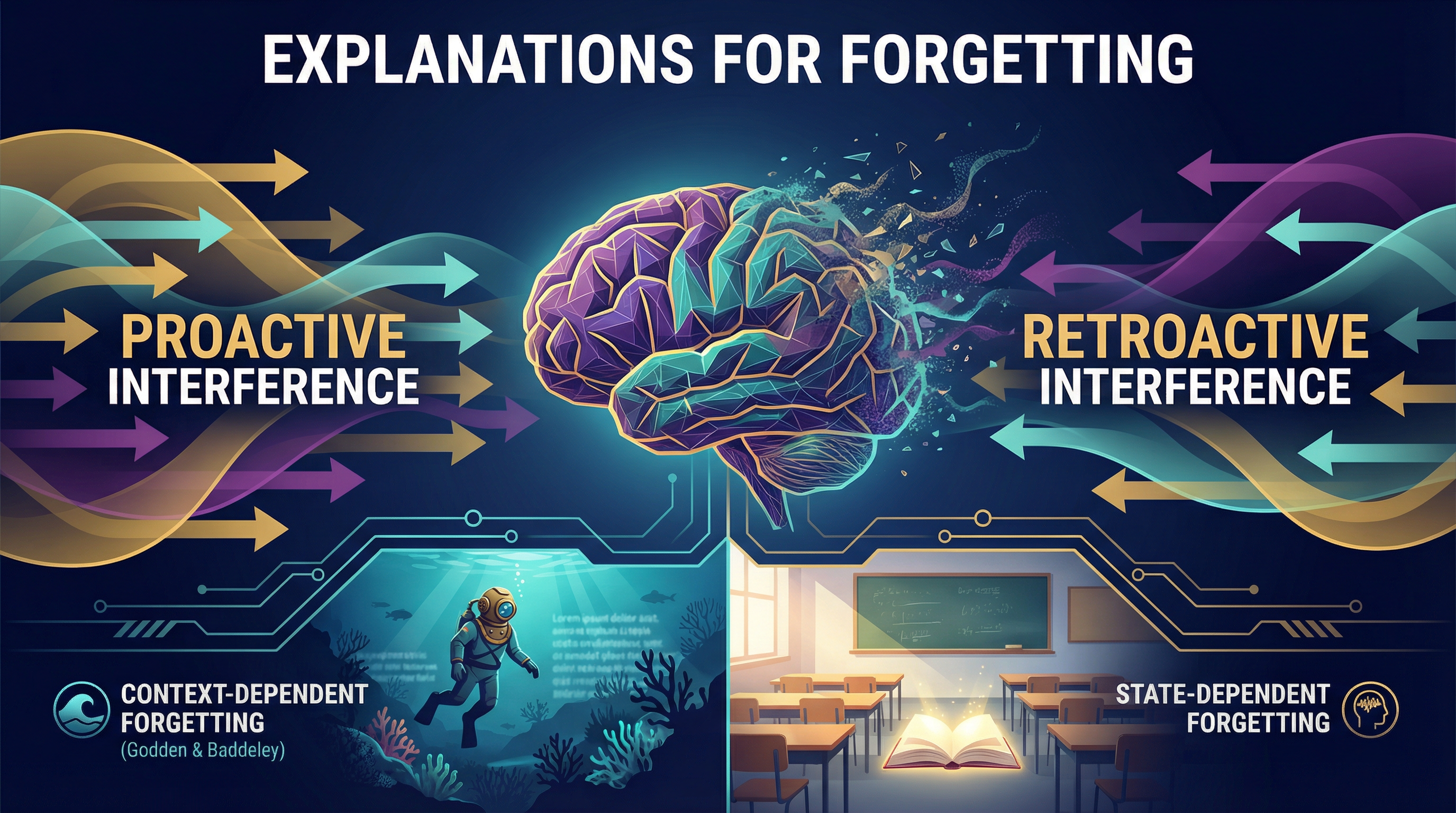 Explanations for Forgetting — AQA A-Level Psychology
