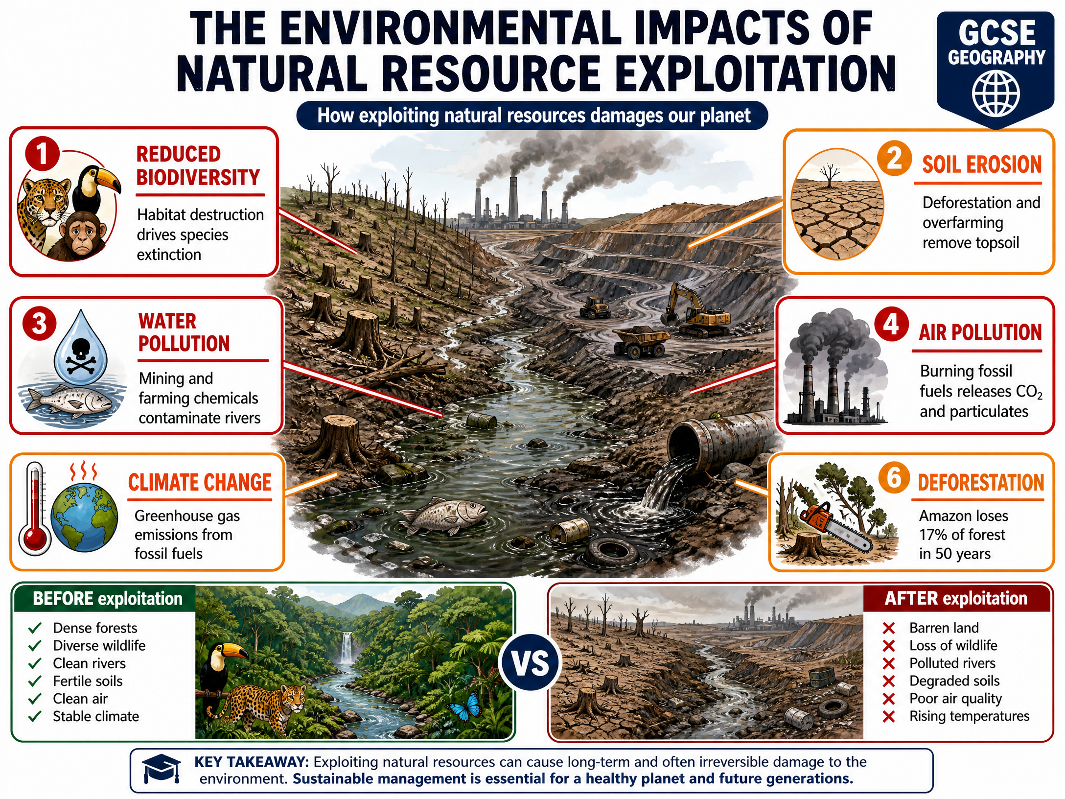 The Environmental Impacts of Natural Resource Exploitation