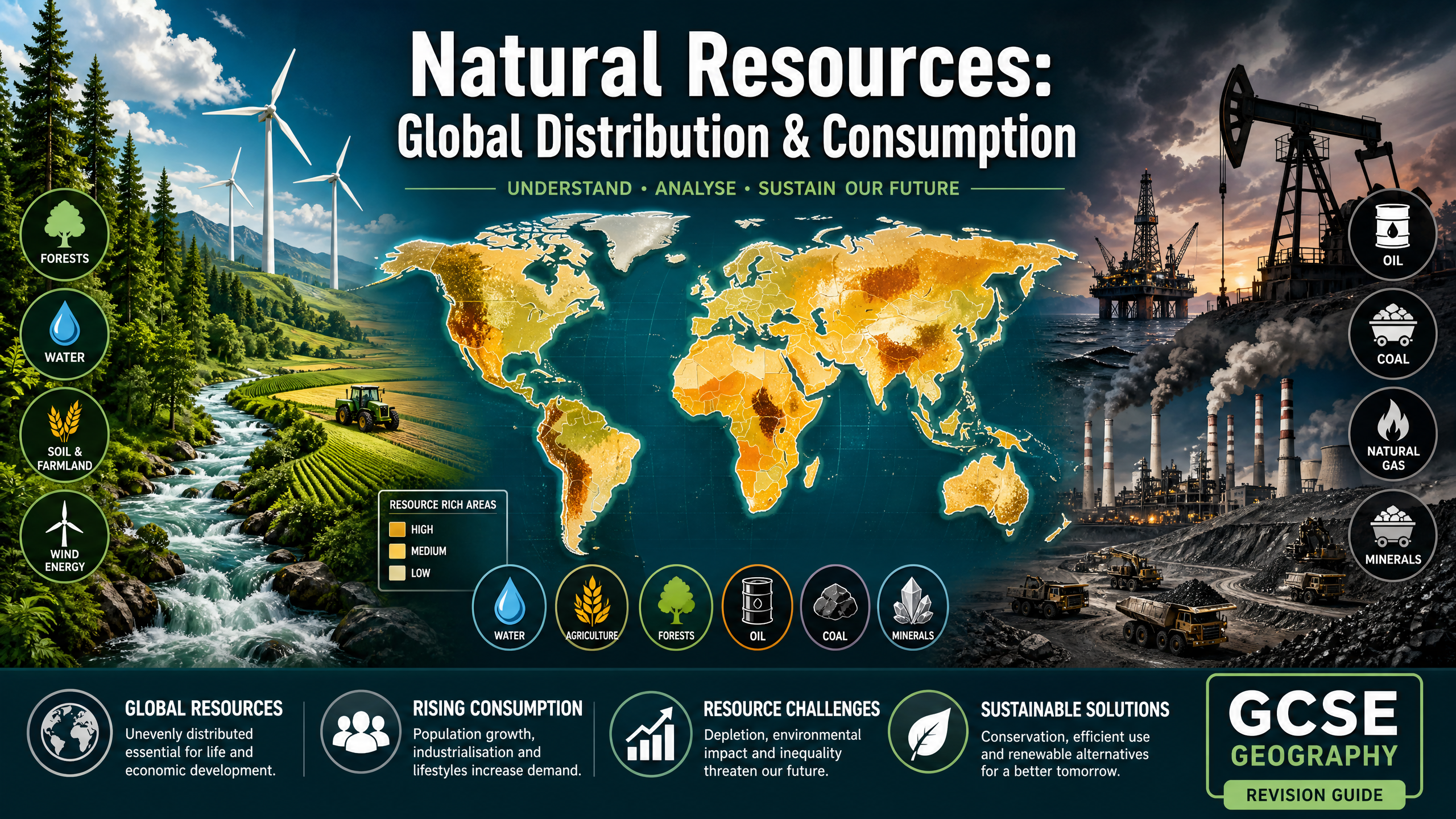 Natural Resources: Global Distribution & Consumption