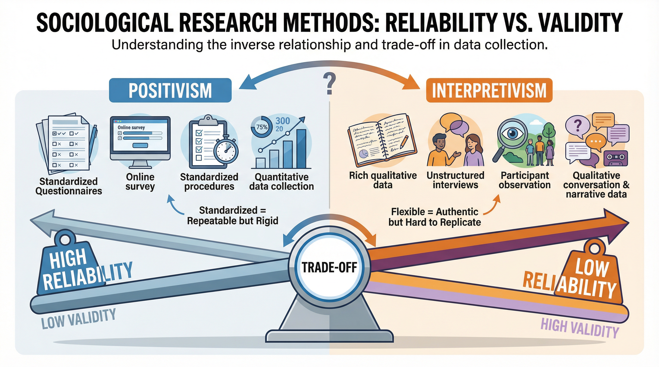 The Reliability vs. Validity Trade-Off.