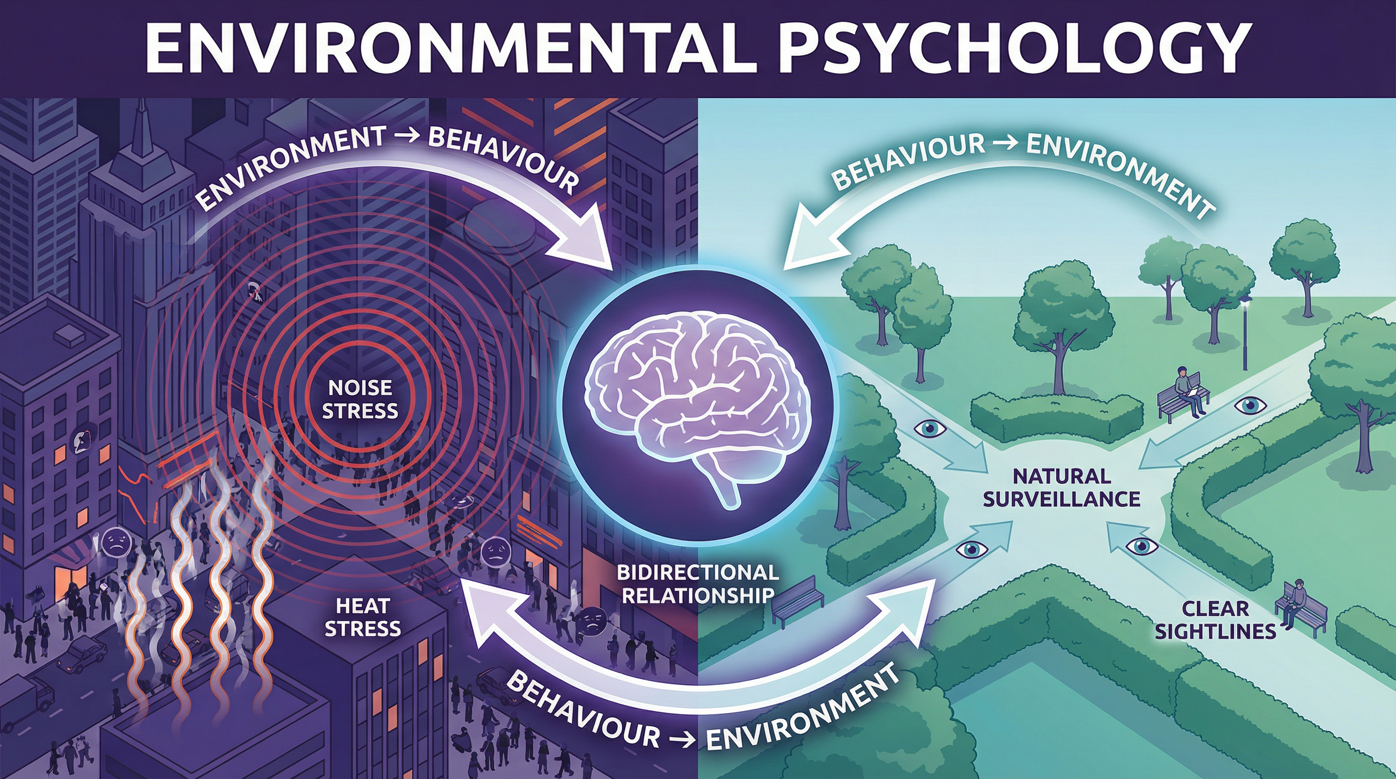 Header image for OCR A-Level Environmental Psychology.