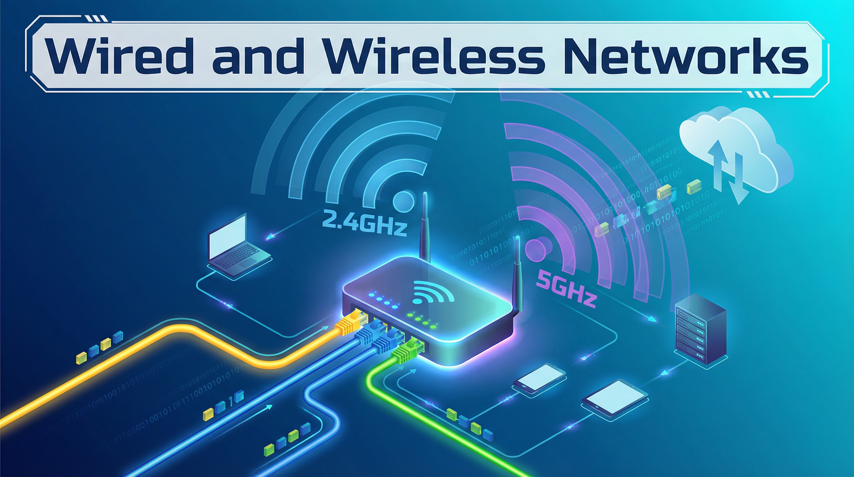 Header image for Wired and Wireless Networks