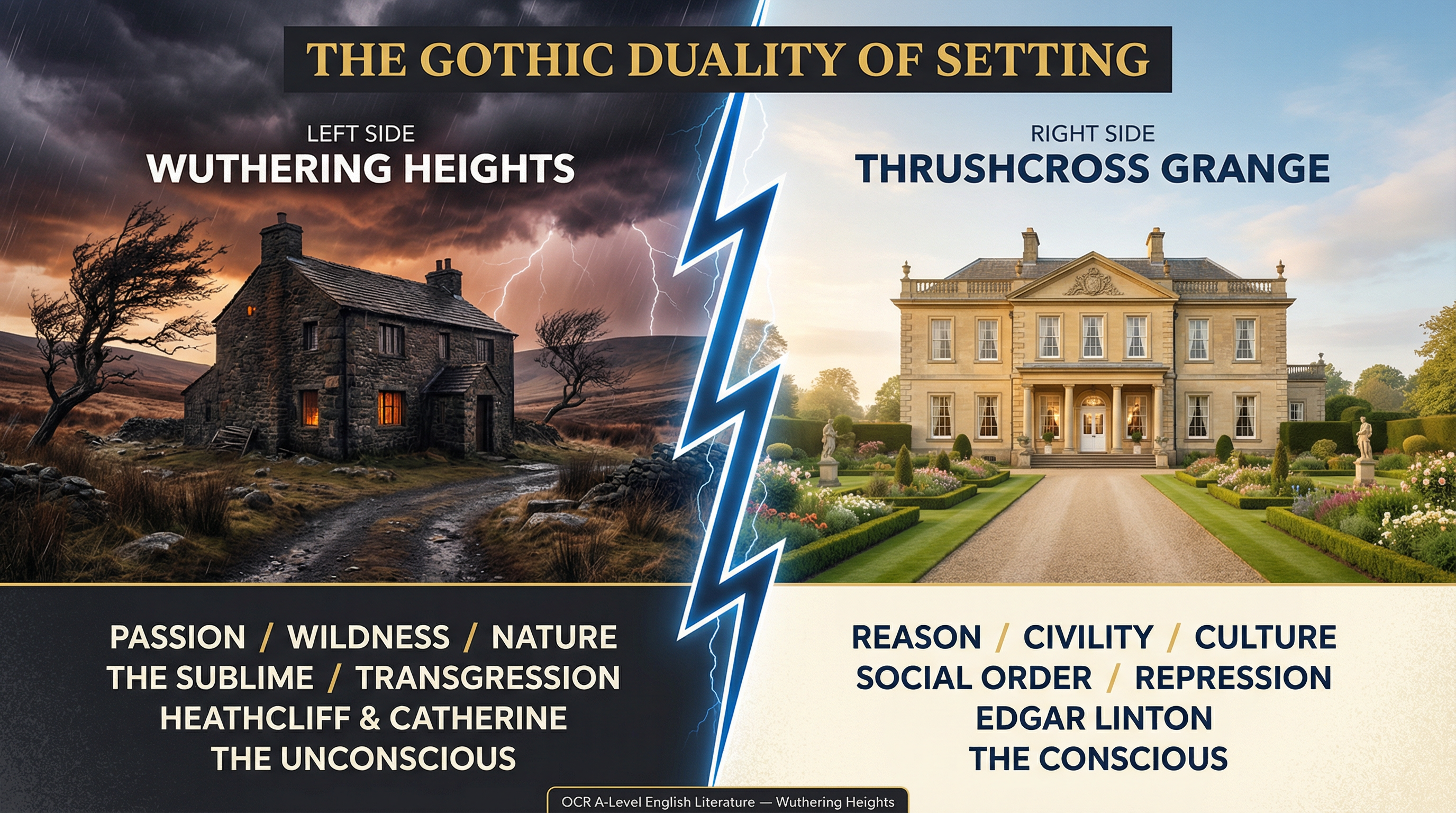The Symbolic Duality of Setting in Wuthering Heights