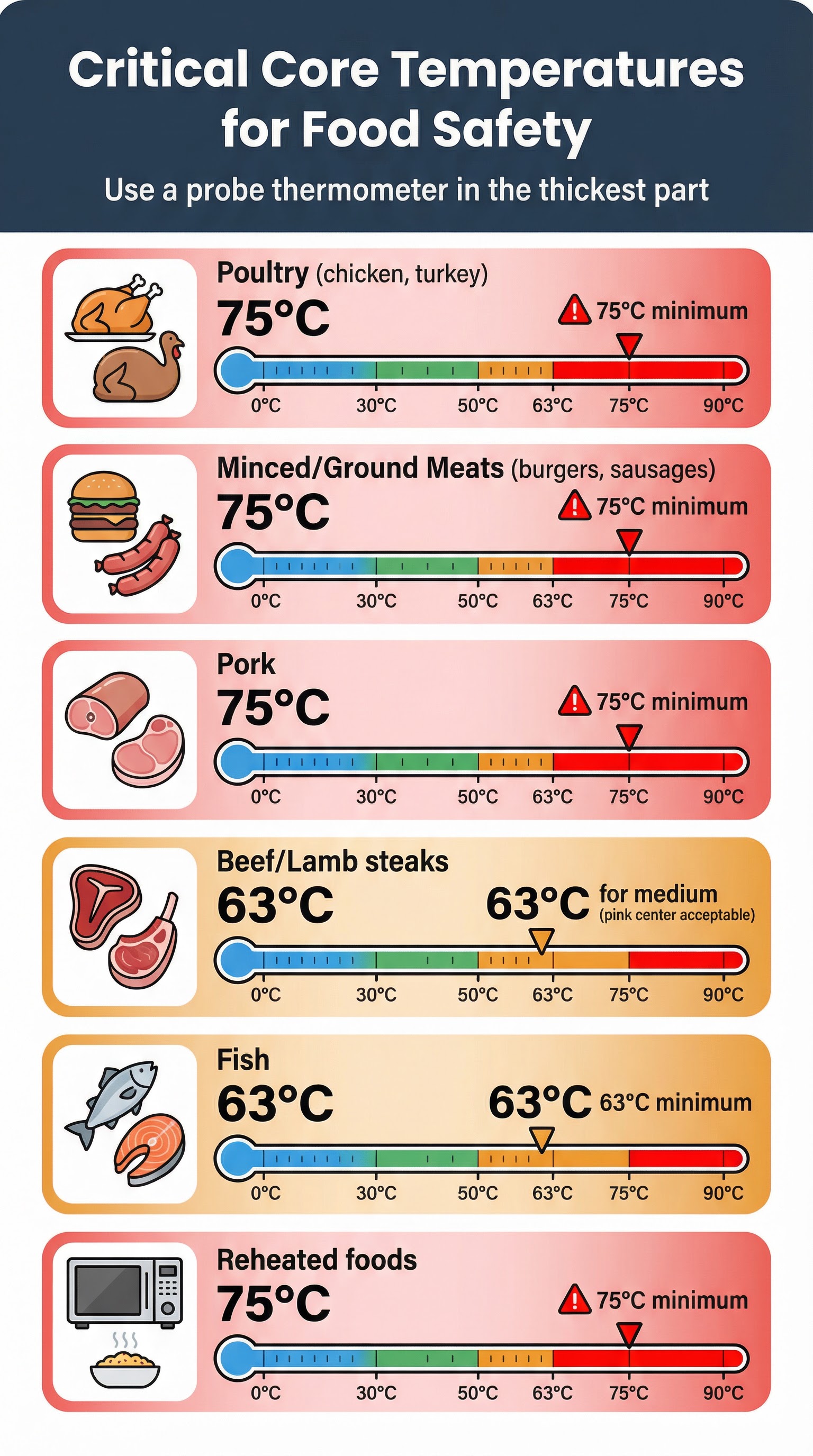 Infographic: Critical Core Temperatures
