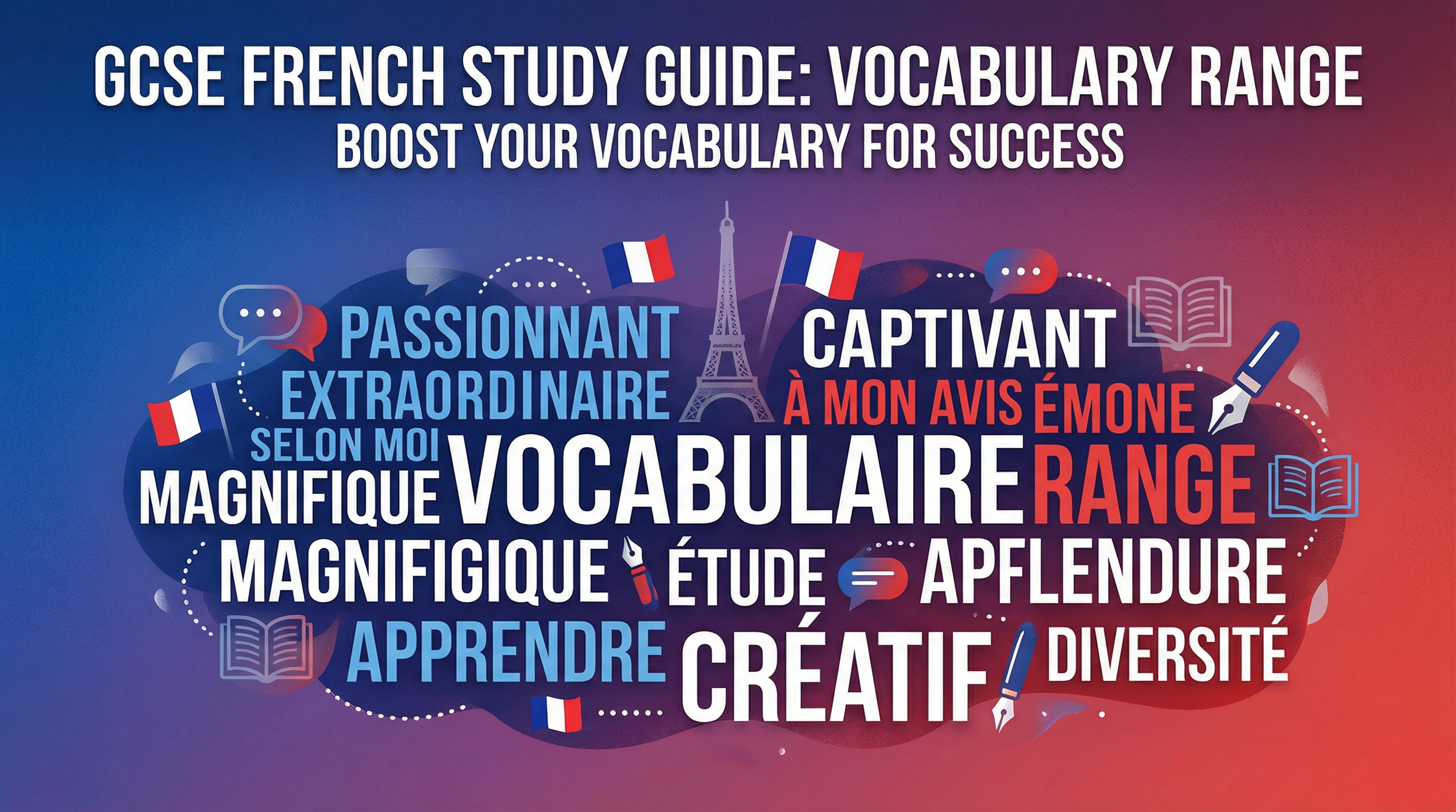 Boost your vocabulary for exam success.