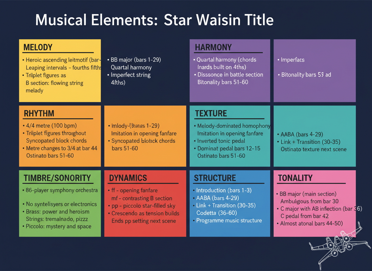 Musical Elements Revision Card