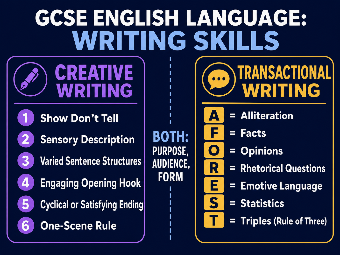 Writing Skills Comparison