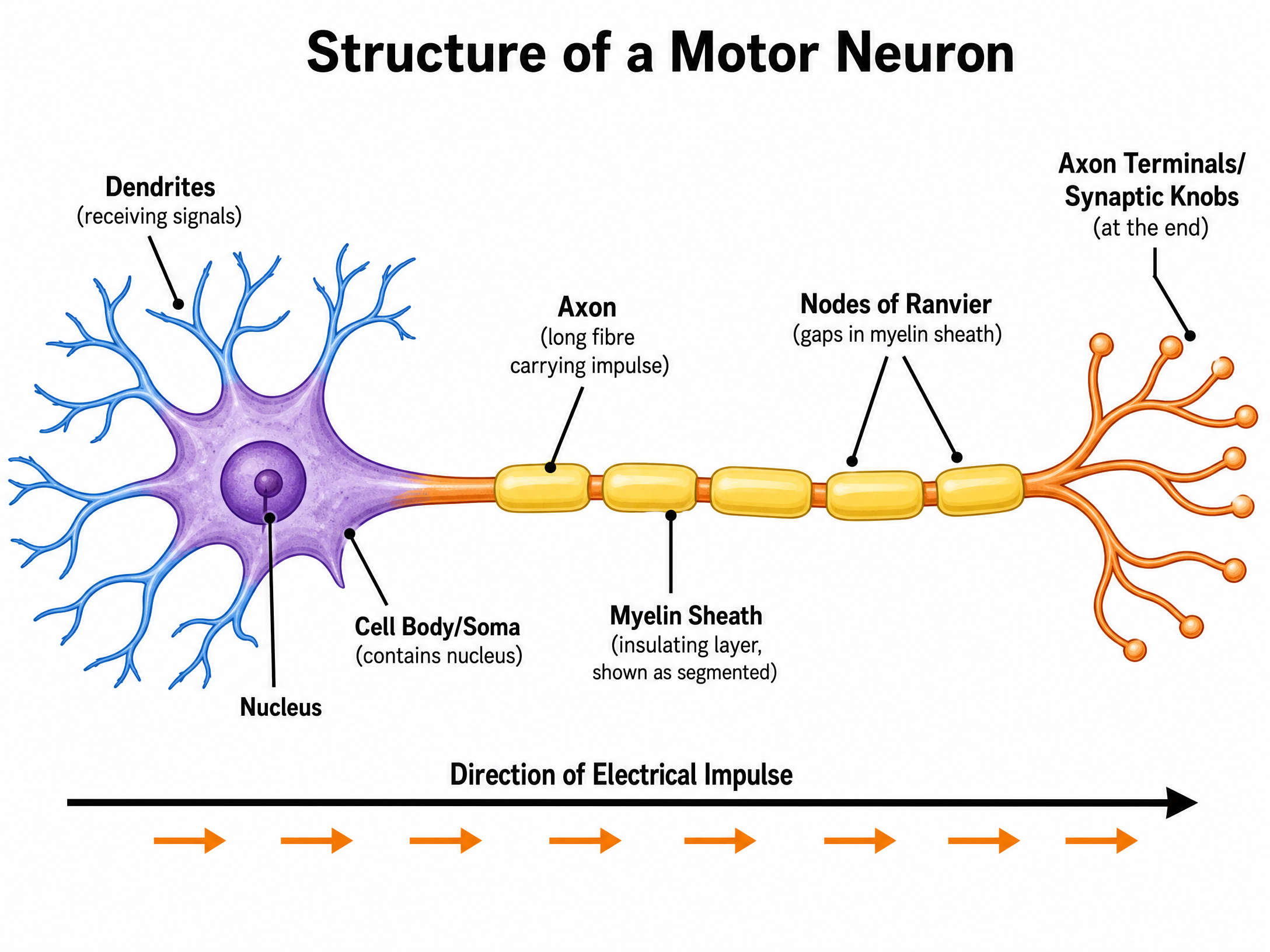 Structure of a Motor Neuron