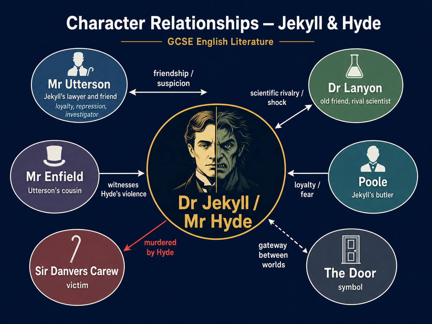 Character Relationships in Jekyll & Hyde