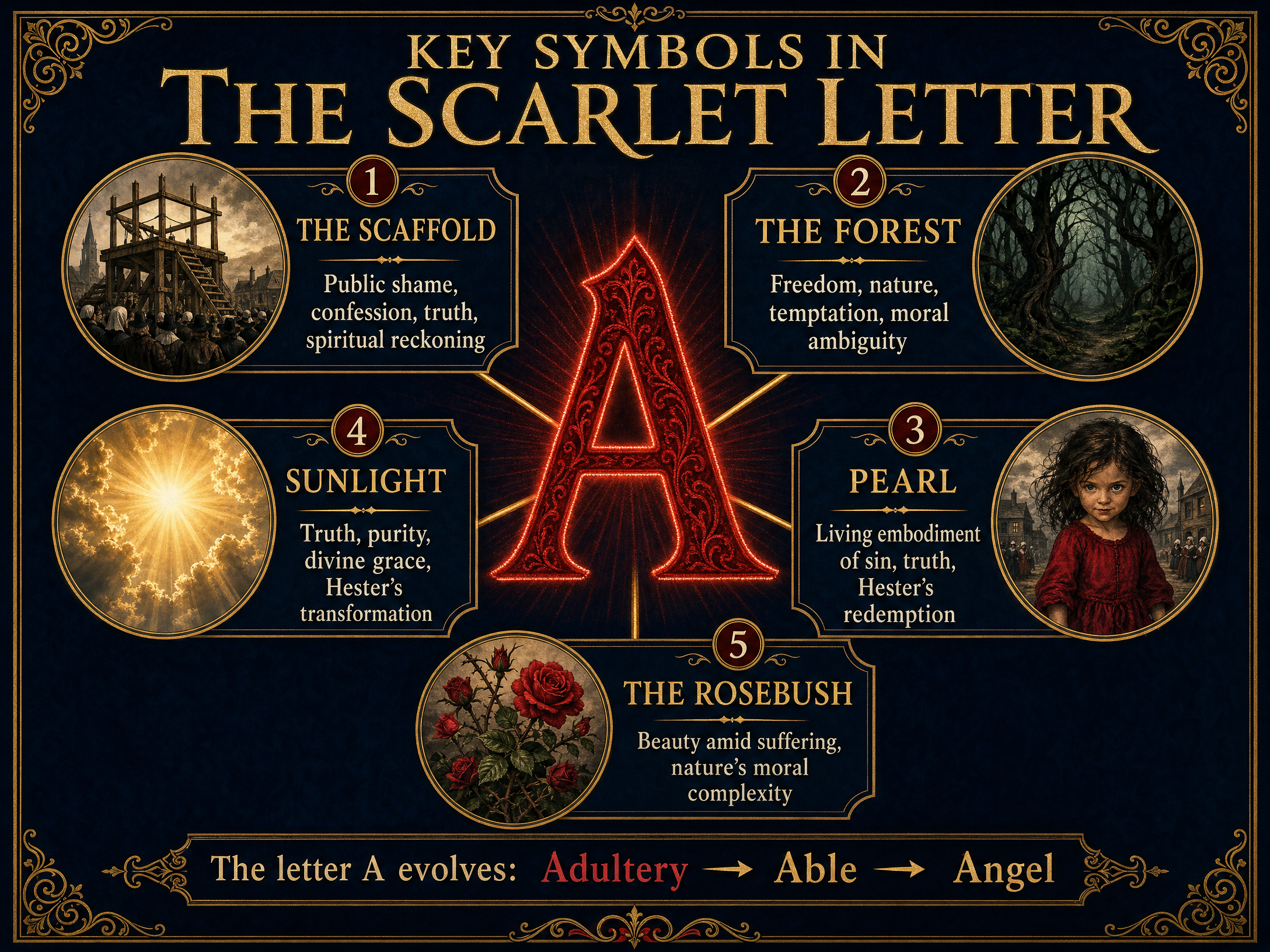 Key Symbols in The Scarlet Letter