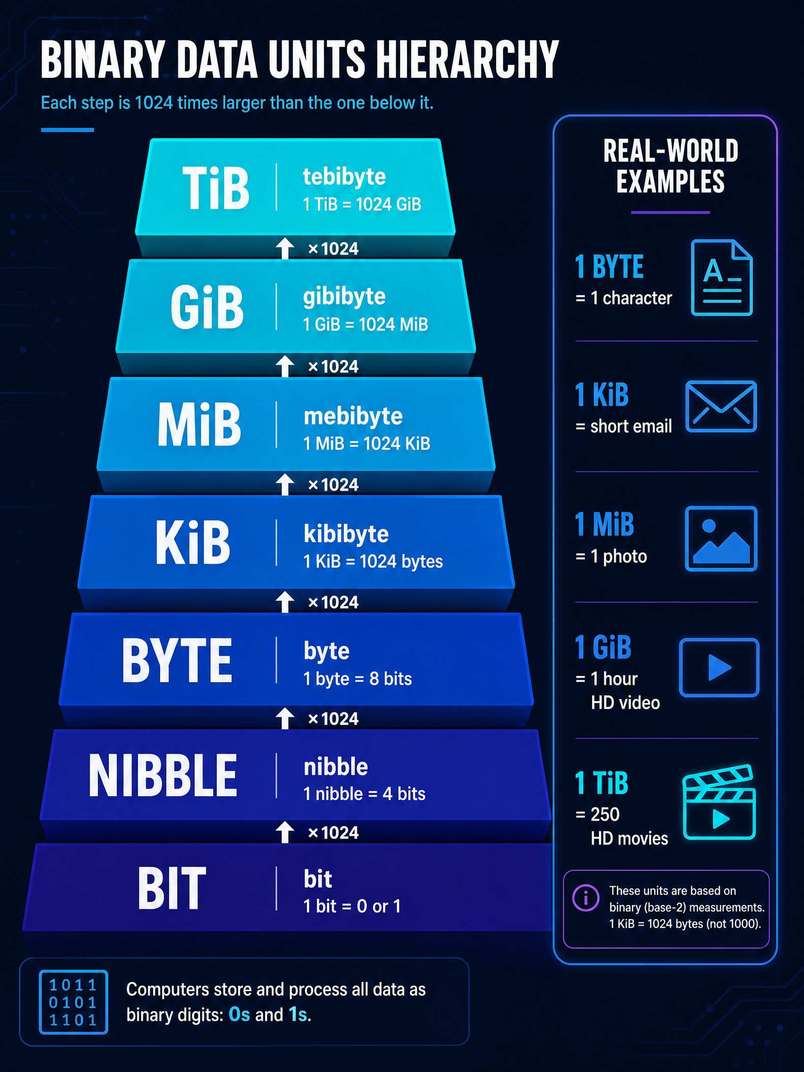 The Binary Data Units Hierarchy