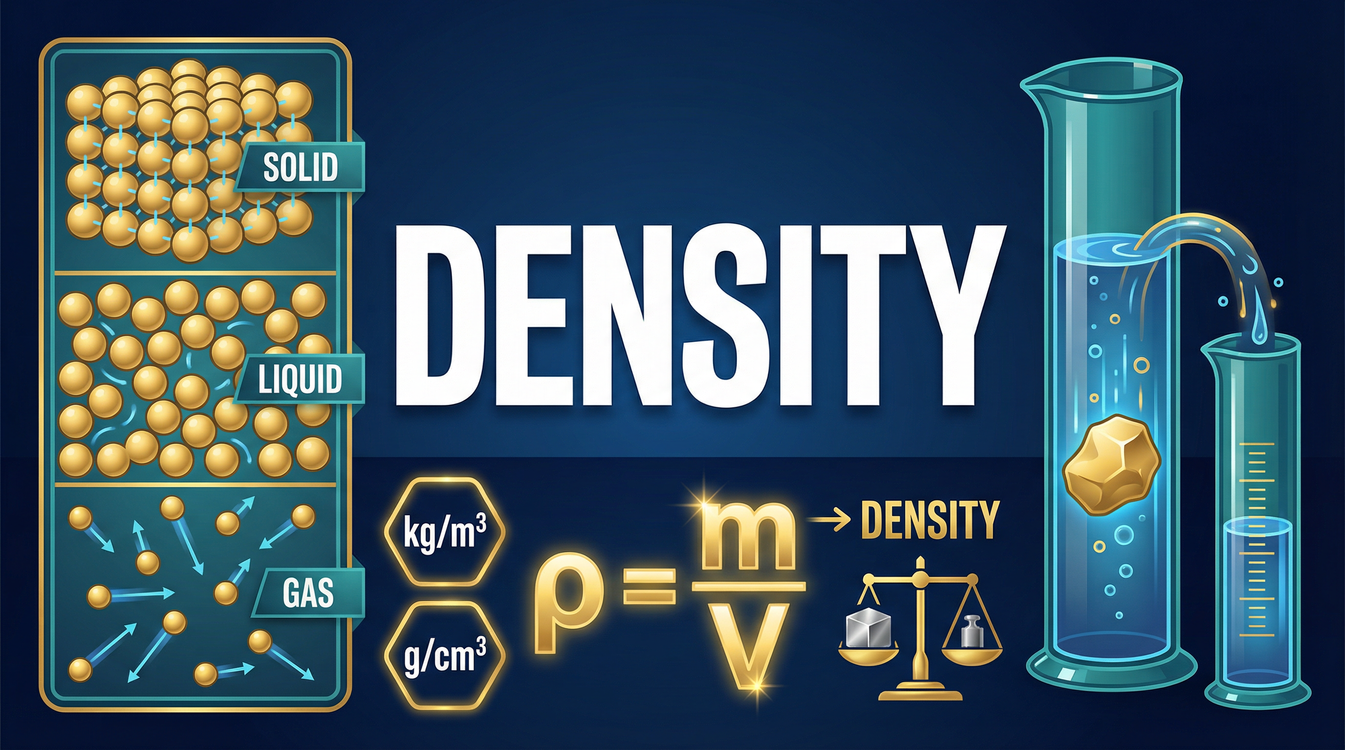 An overview of the key concepts in GCSE Density.
