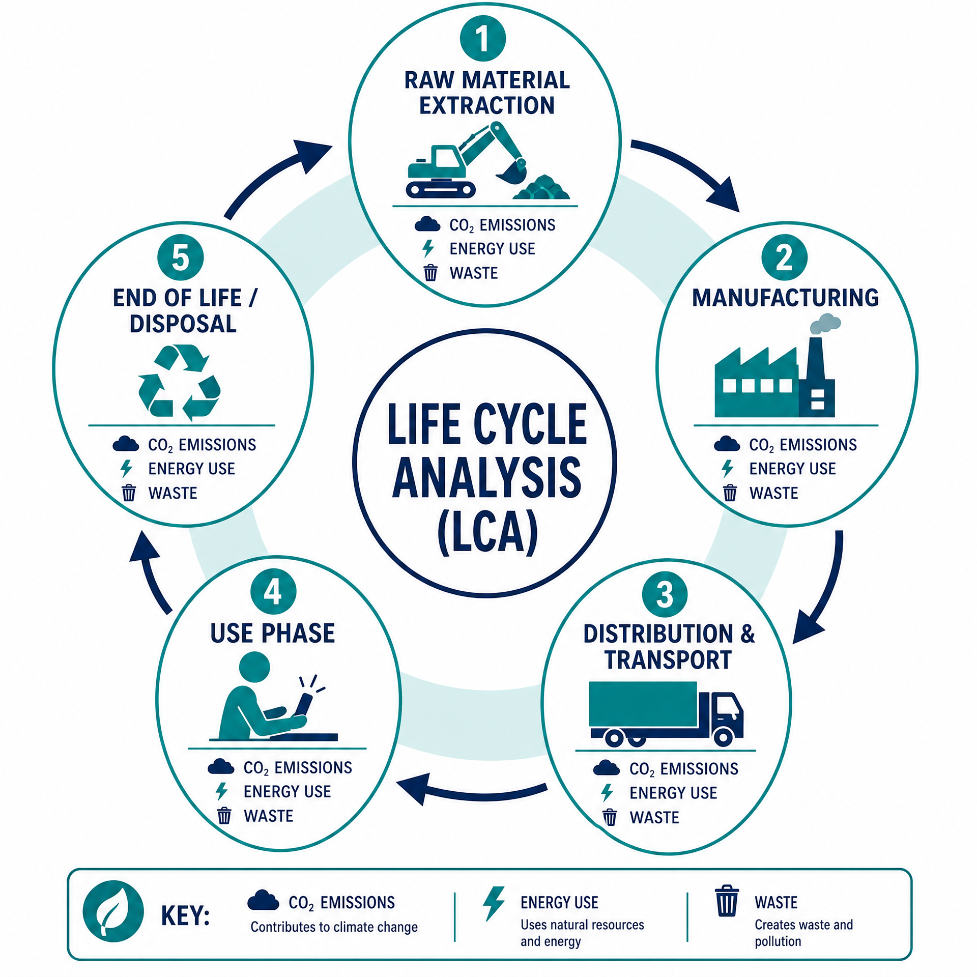 The 5 Stages of Life Cycle Analysis (LCA)