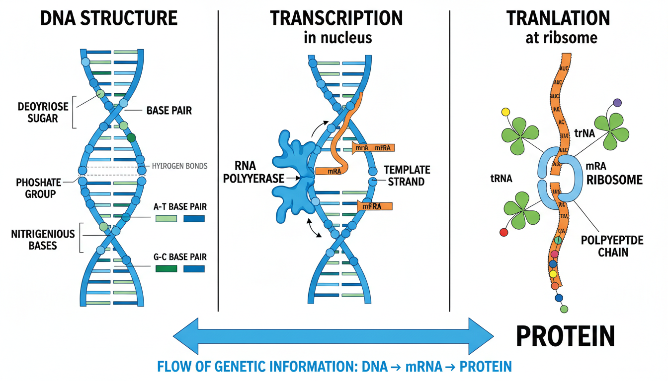 DNA Structure and Protein Synthesis