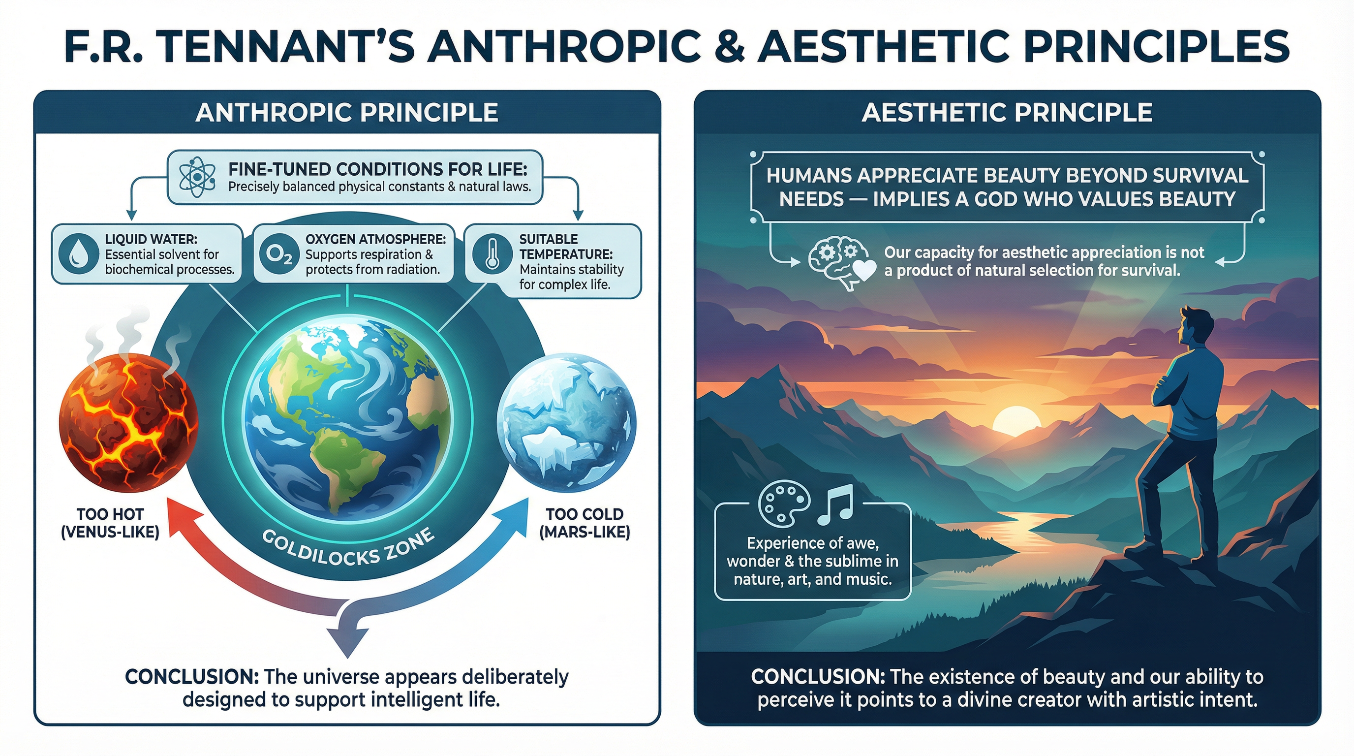 Tennant's Anthropic & Aesthetic Principles