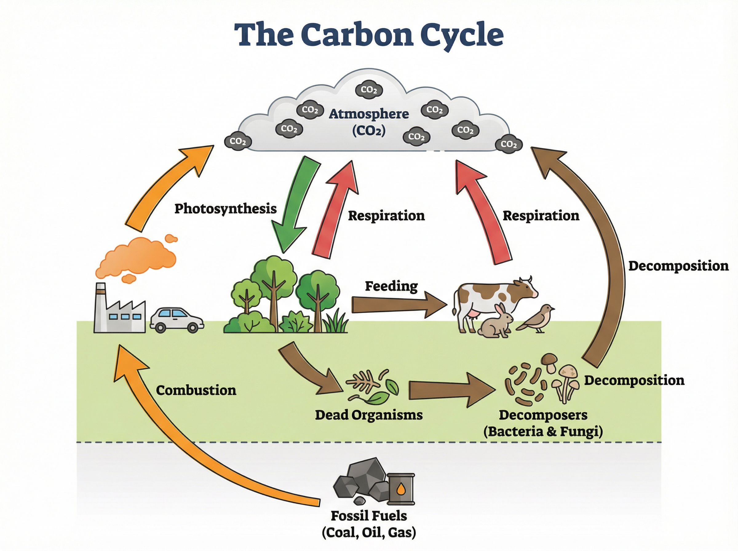 The Carbon Cycle Processes