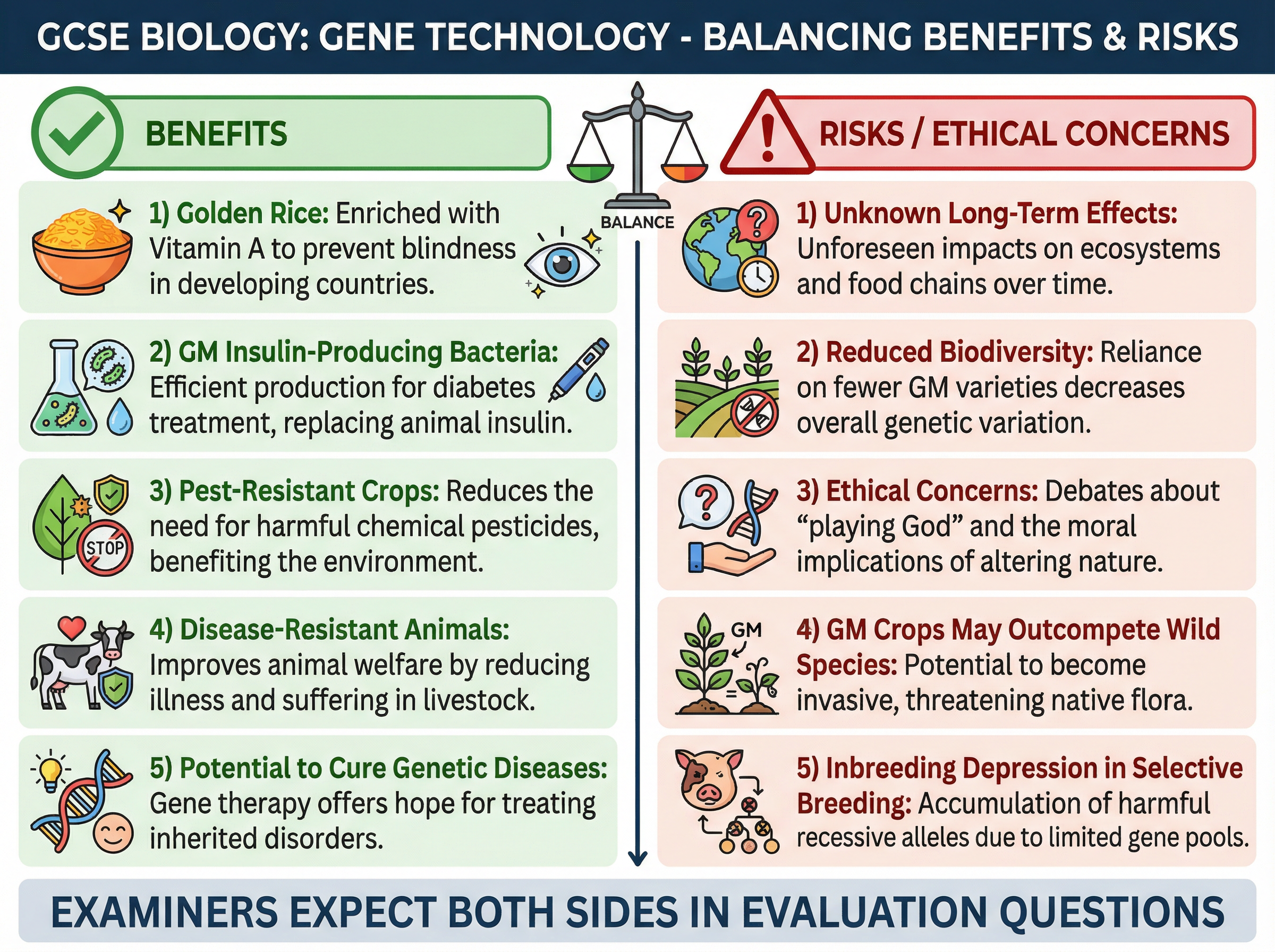 Evaluating Gene Technology: Benefits and Risks