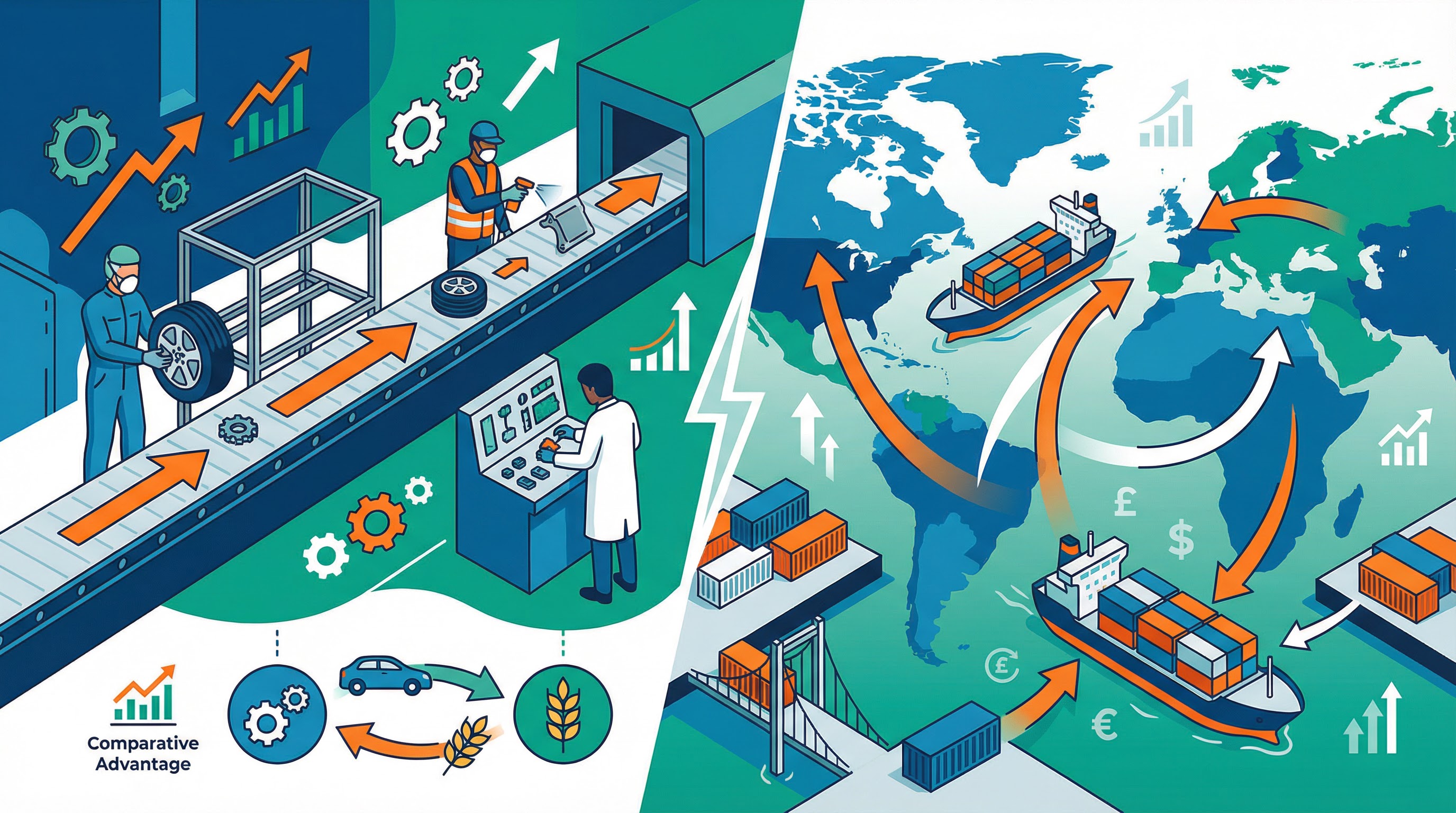 Header image for Specialisation and Trade