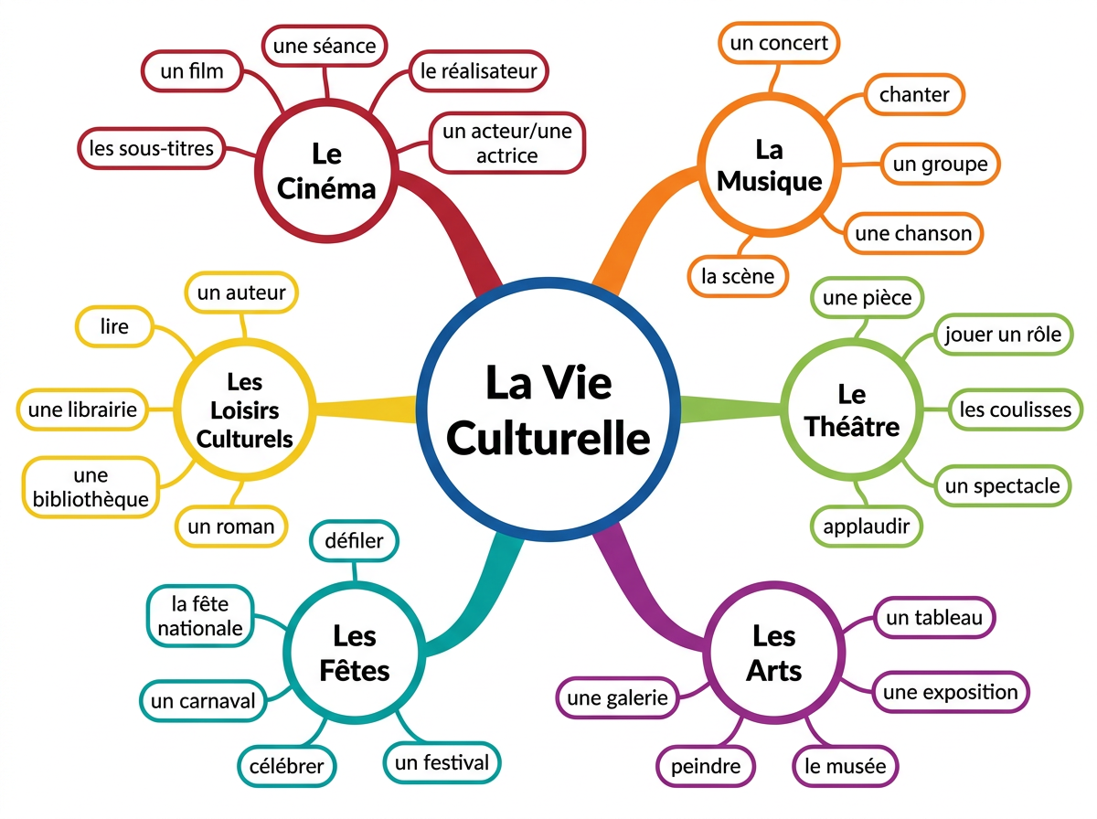Cultural Life Vocabulary Mind Map