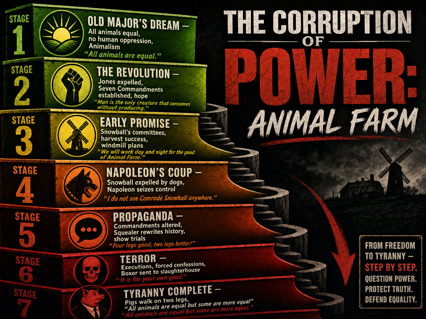 The Corruption of Power: Step by Step