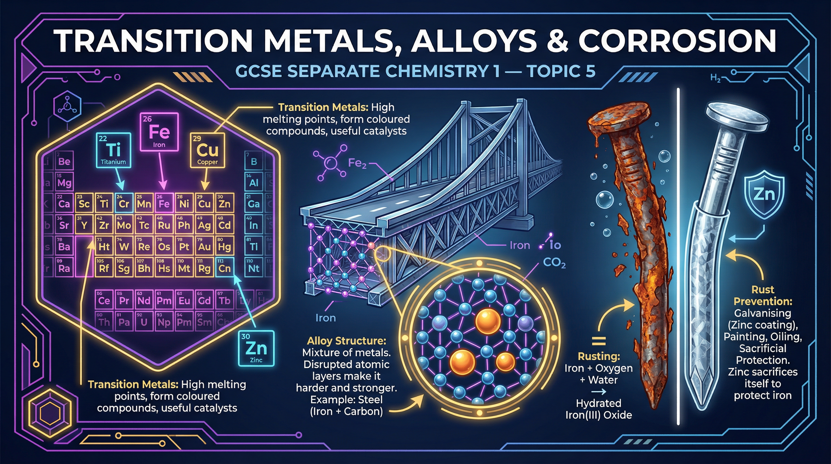 Transition Metals, Alloys & Corrosion Overview