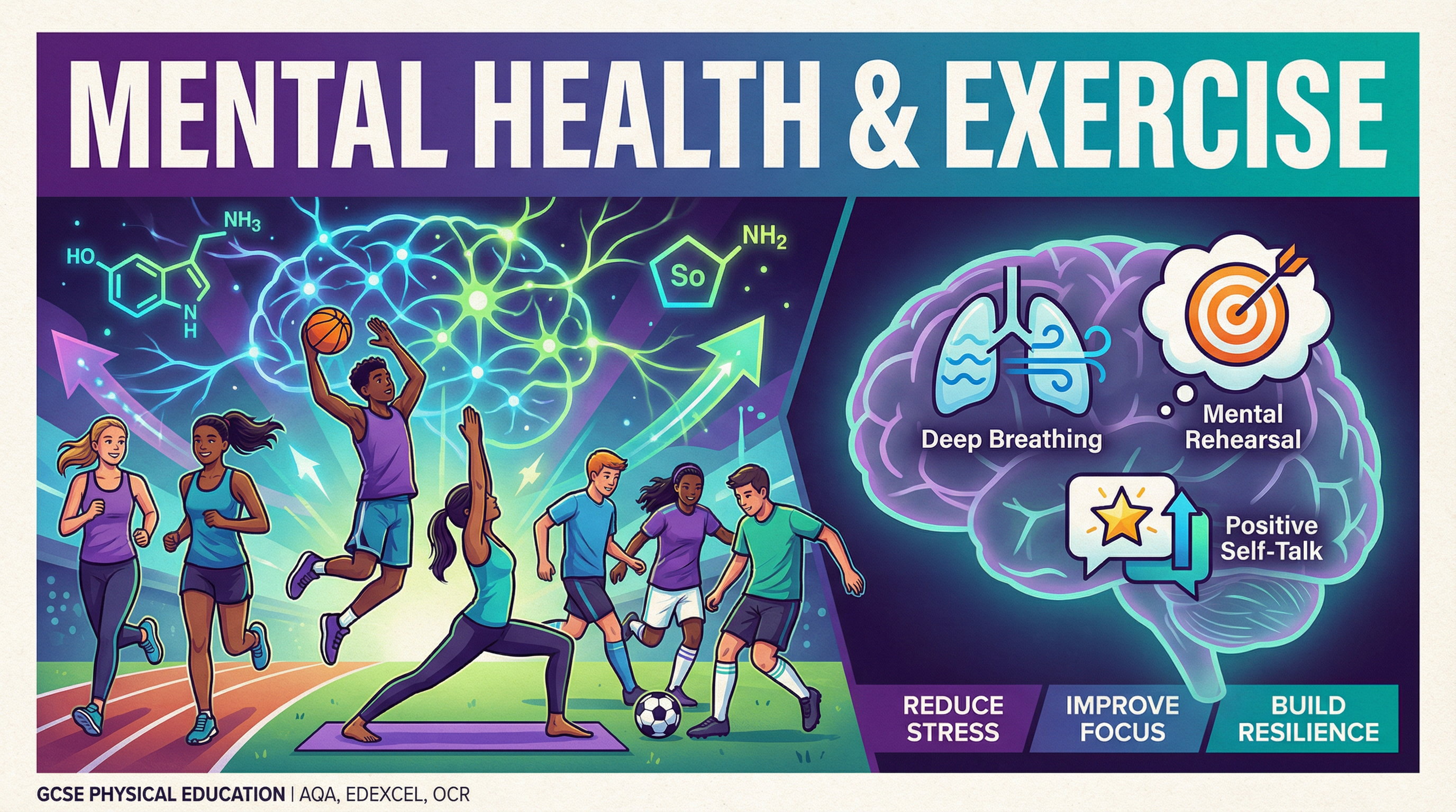 Header image for Mental Health: Benefits of Exercise and Strategies for Coping with Stress.