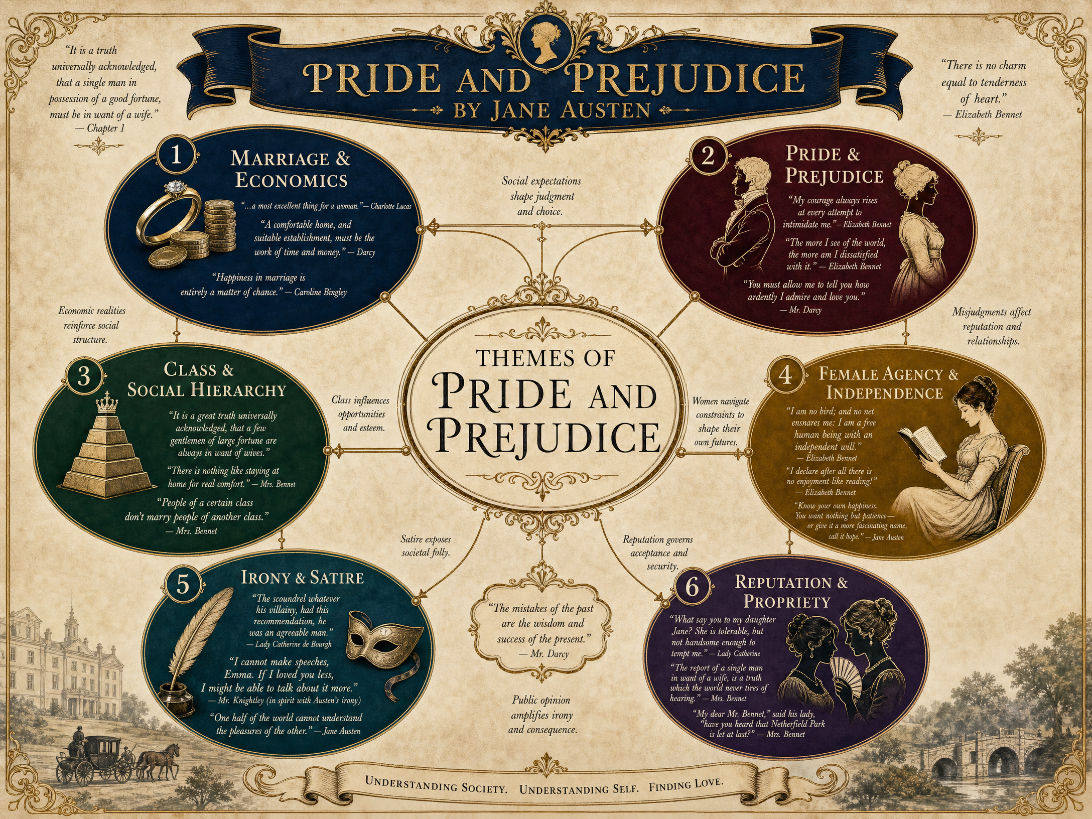 Themes of Pride and Prejudice