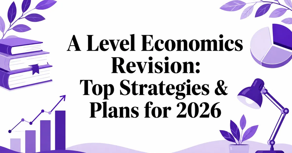 Illustration for A Level Economics Revision: Top Strategies & Plans for 2026