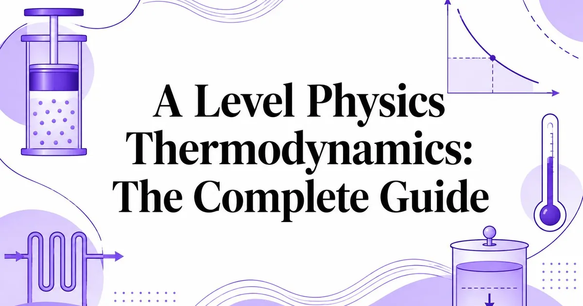 Illustration for A Level Physics Thermodynamics: The Complete Guide